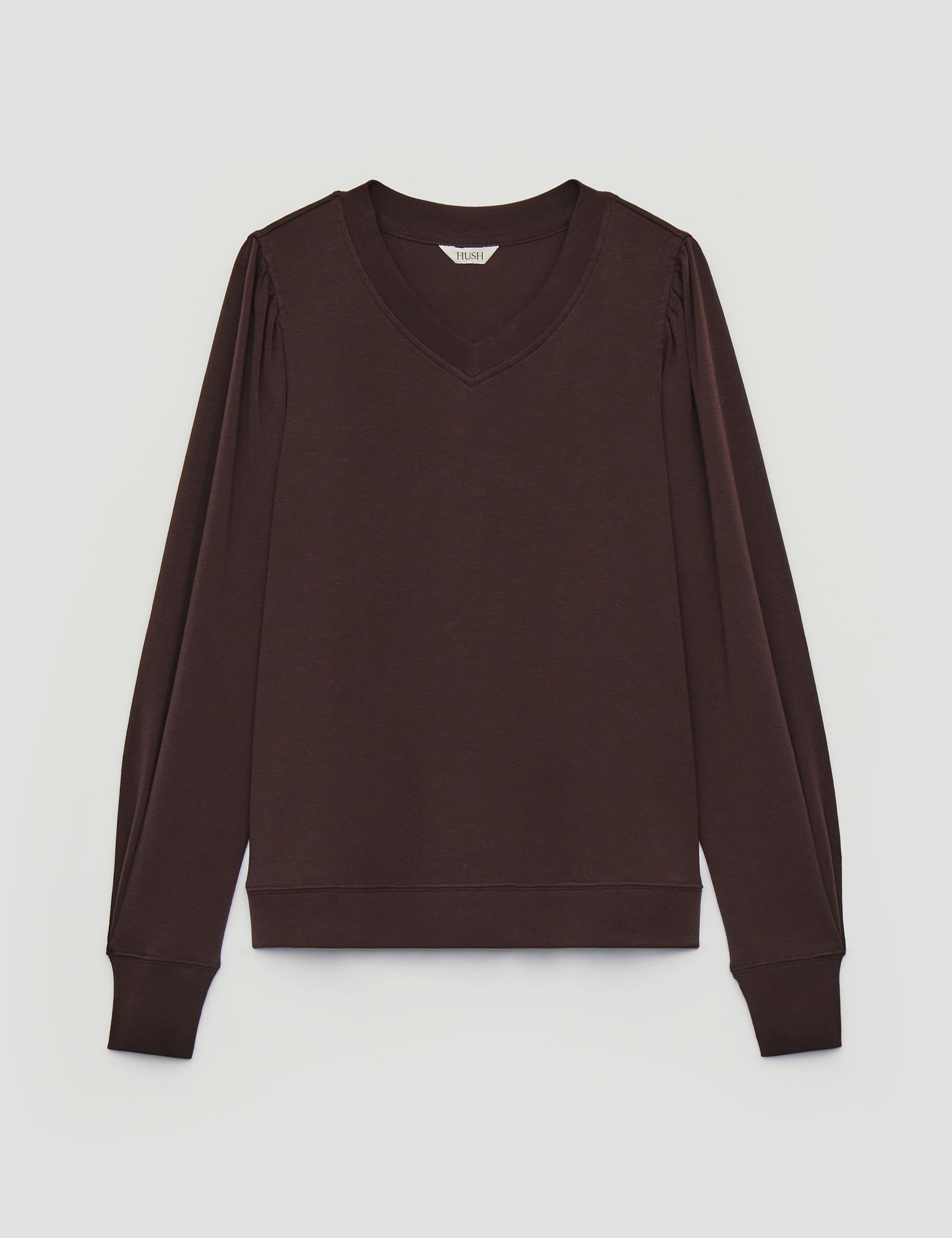 Pure Cotton V-Neck Puff Sleeve Top 2 of 5