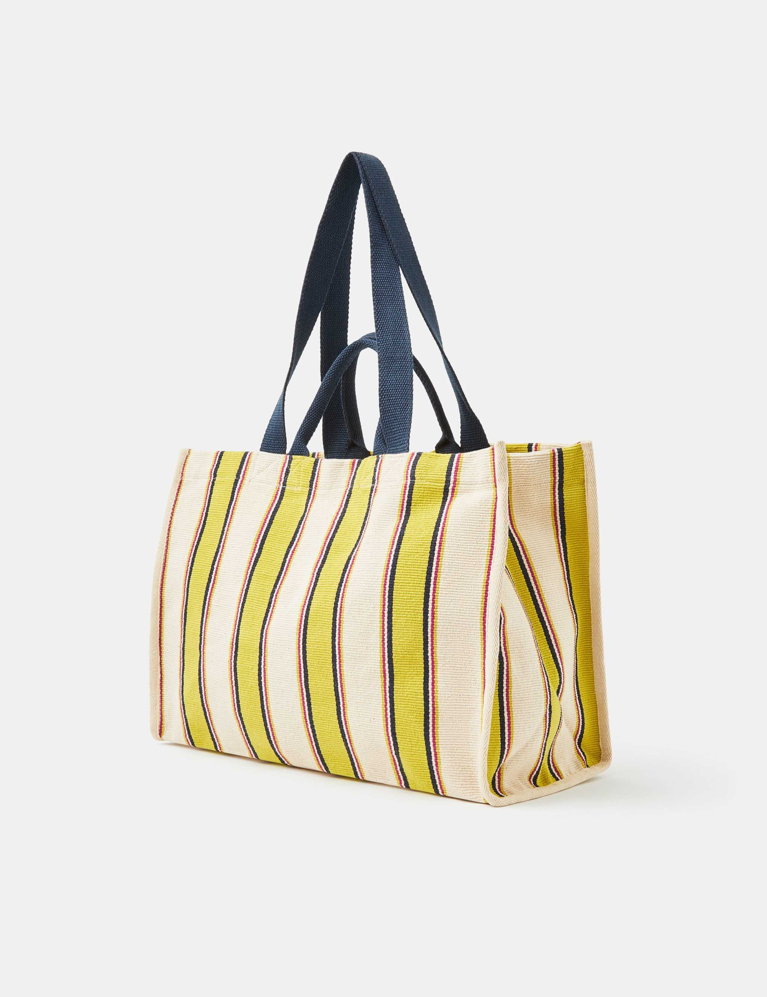 Cotton Rich Striped Tote Bag 2 of 5
