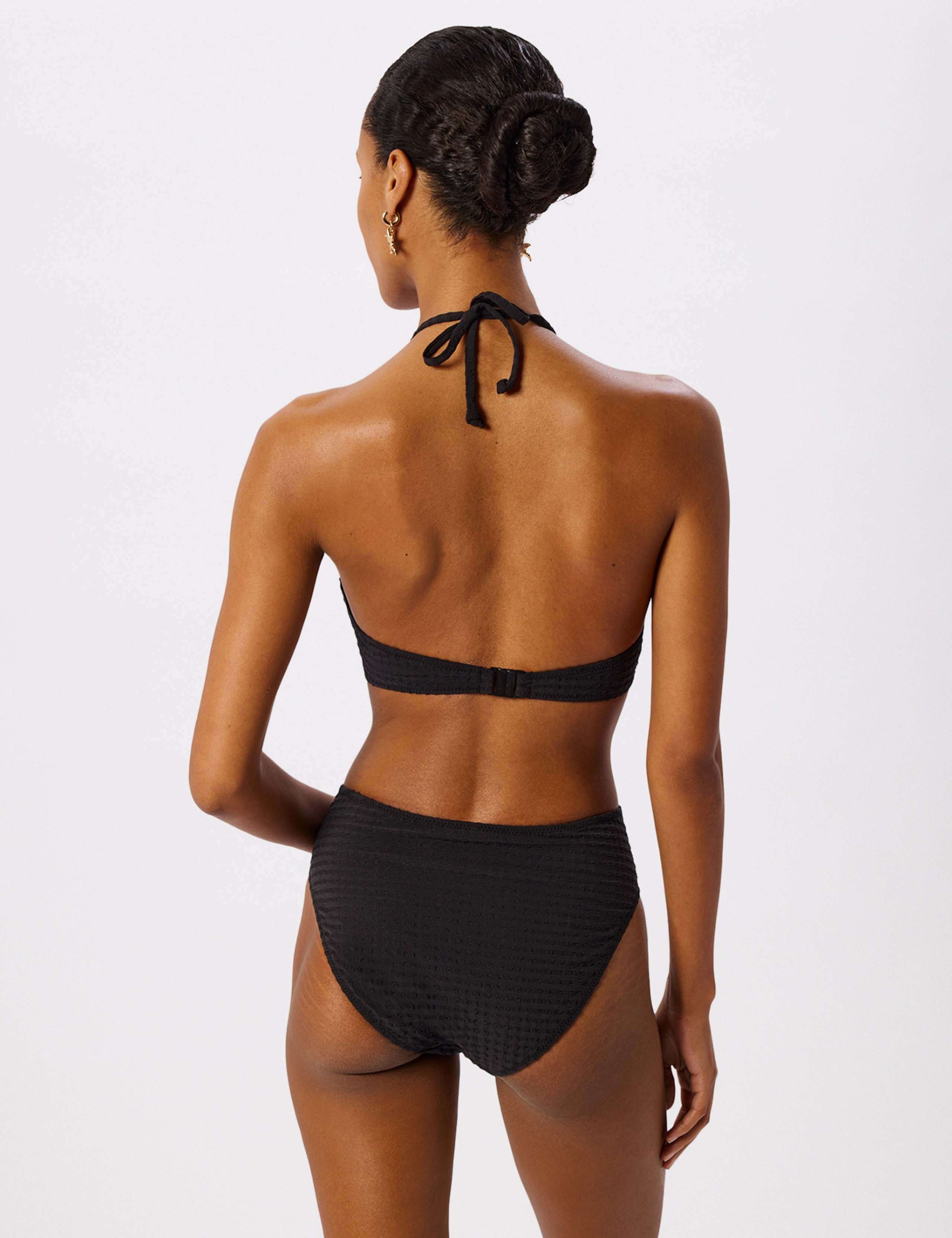 Textured Gingham Bikini Top 3 of 5