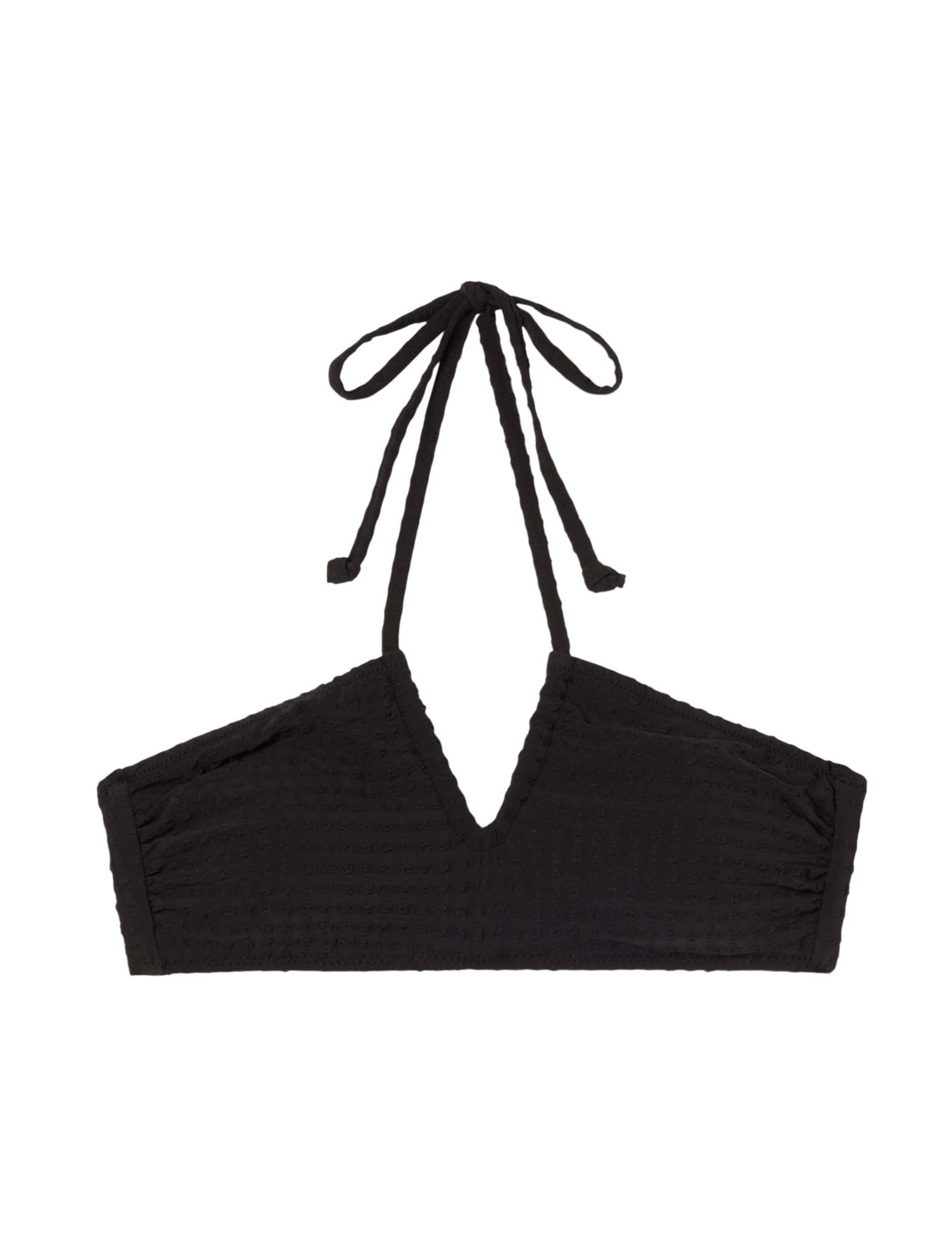 Textured Gingham Bikini Top 2 of 5