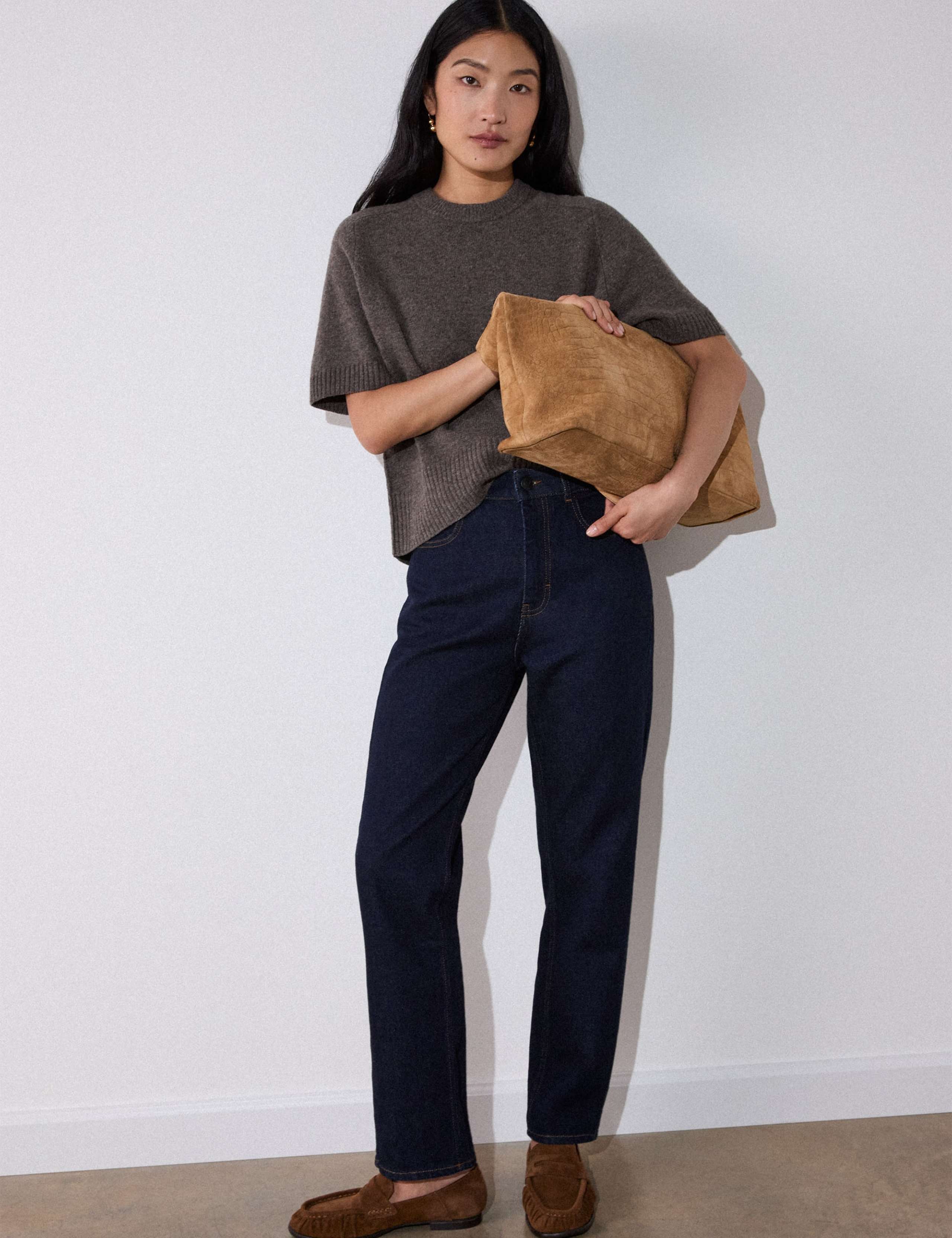 High Waisted Slim Fit Jeans 1 of 5