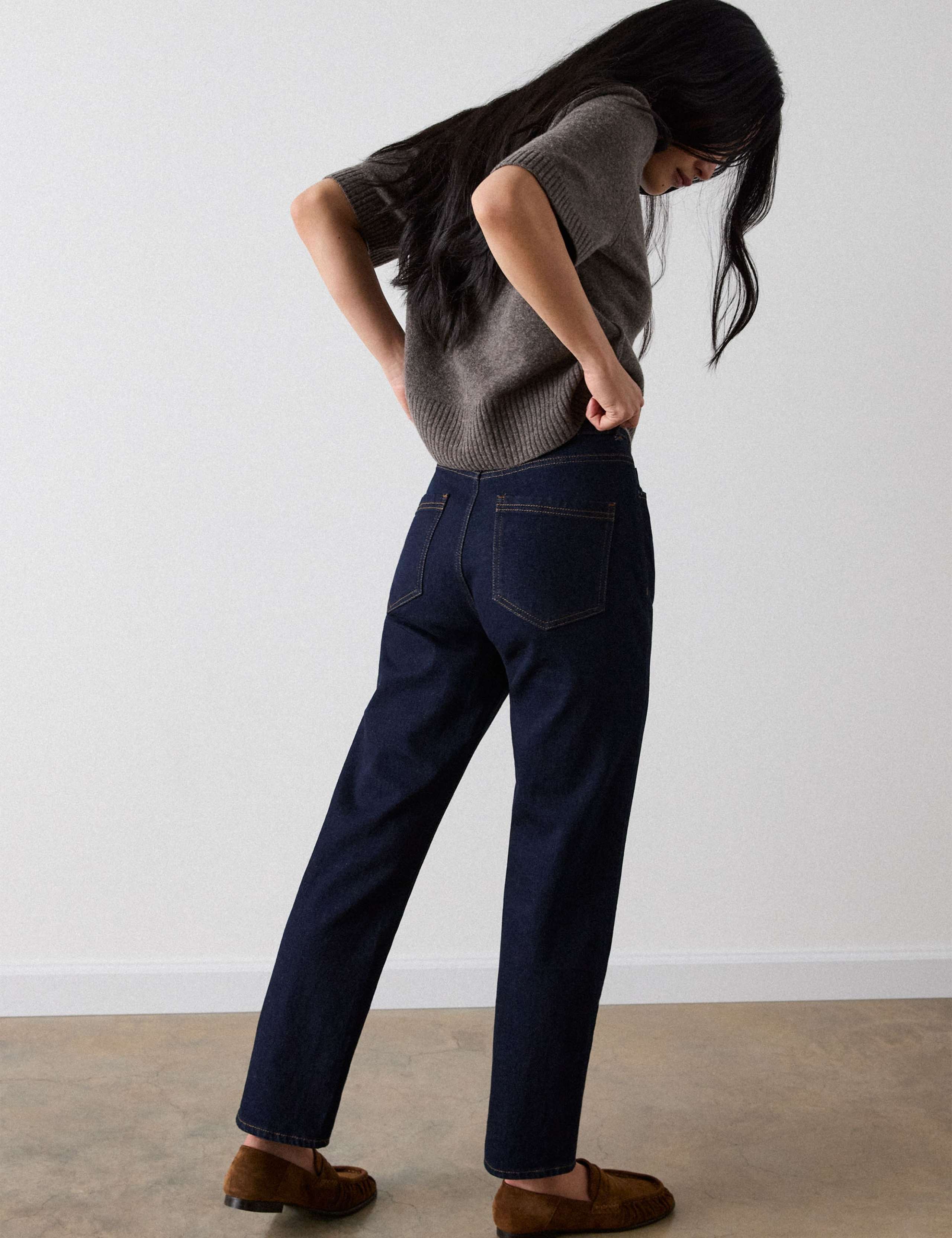High Waisted Slim Fit Jeans 3 of 5