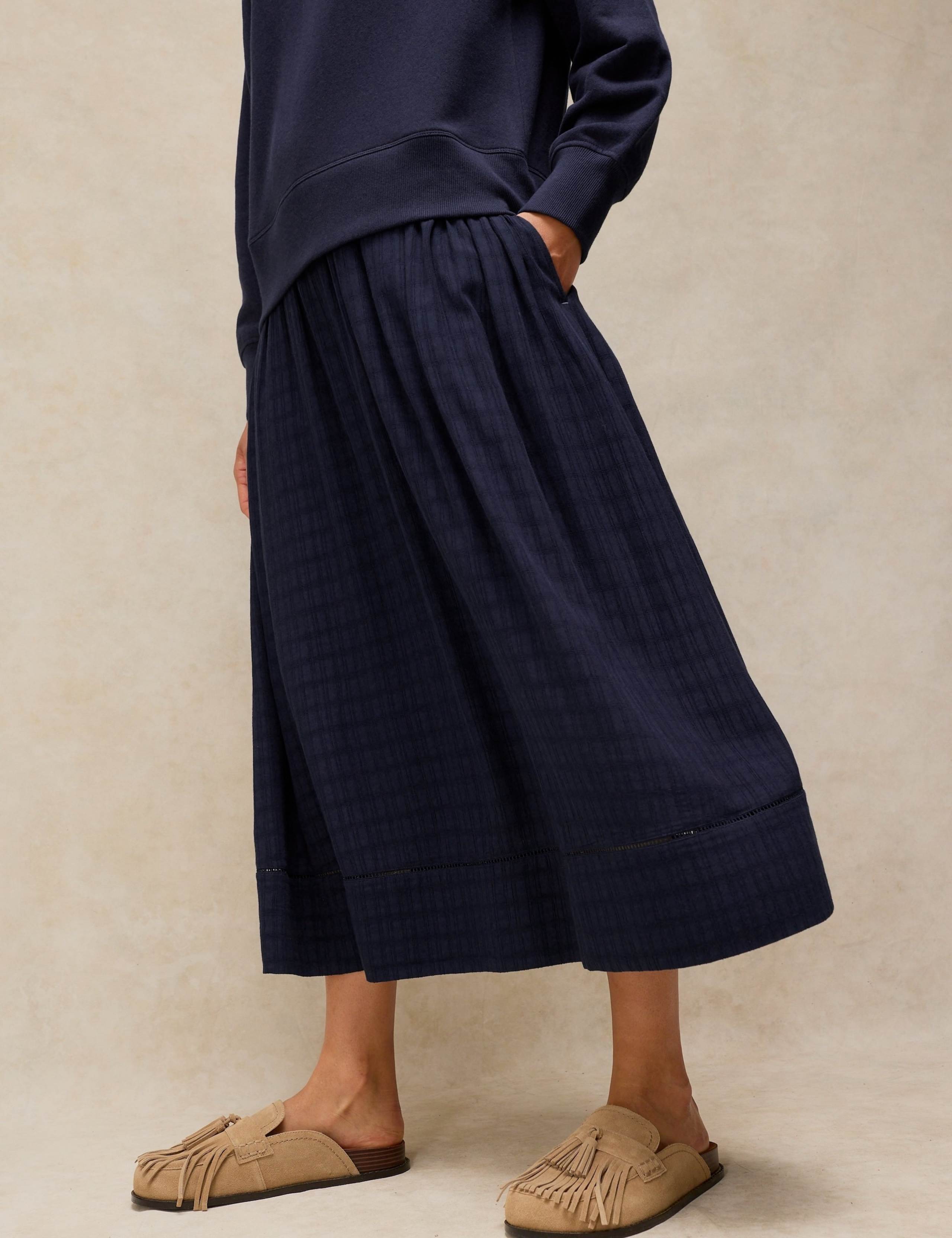 Pure Cotton Midi Sweater Dress 5 of 6