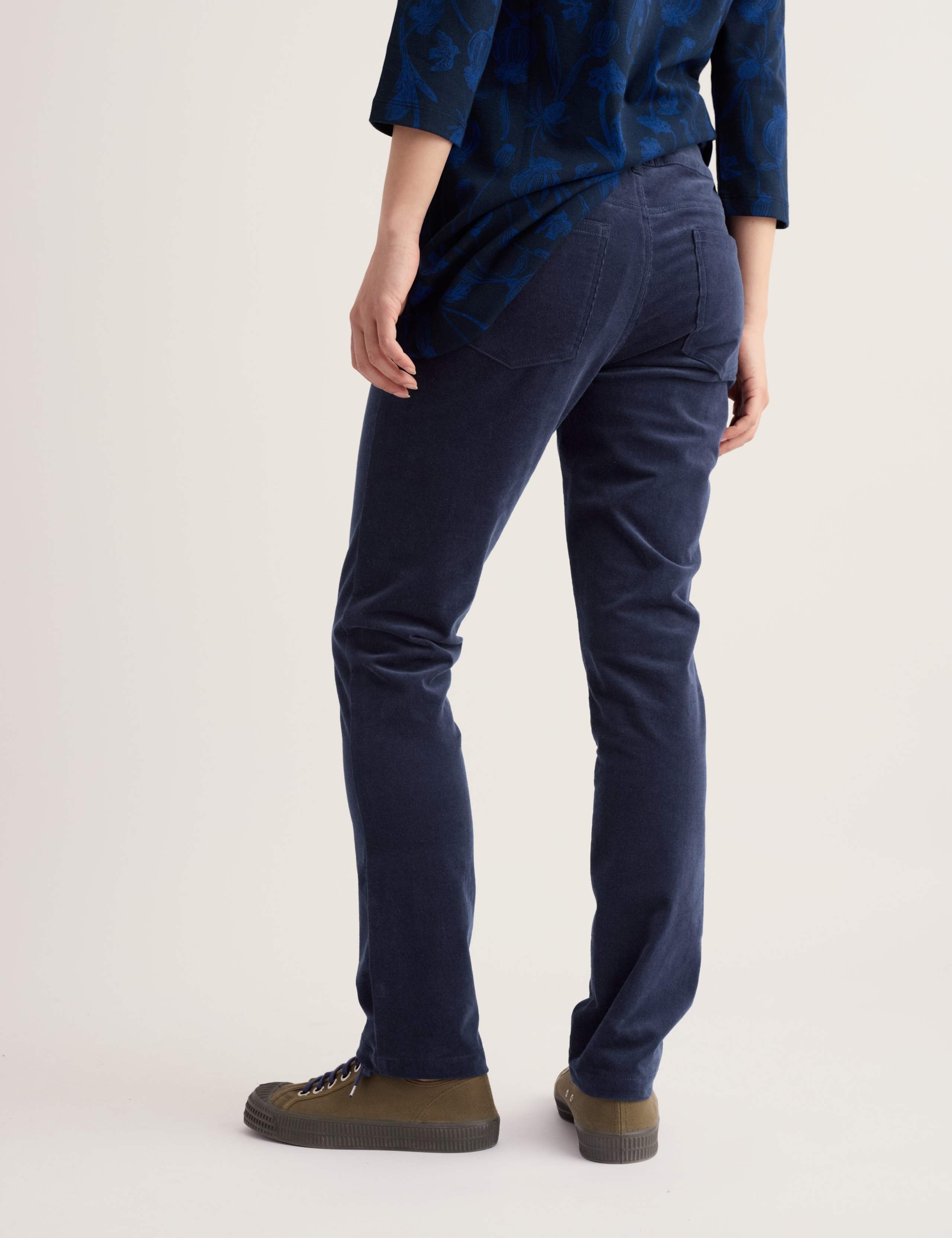 Cotton Rich Cord Slim Fit Trousers 4 of 5