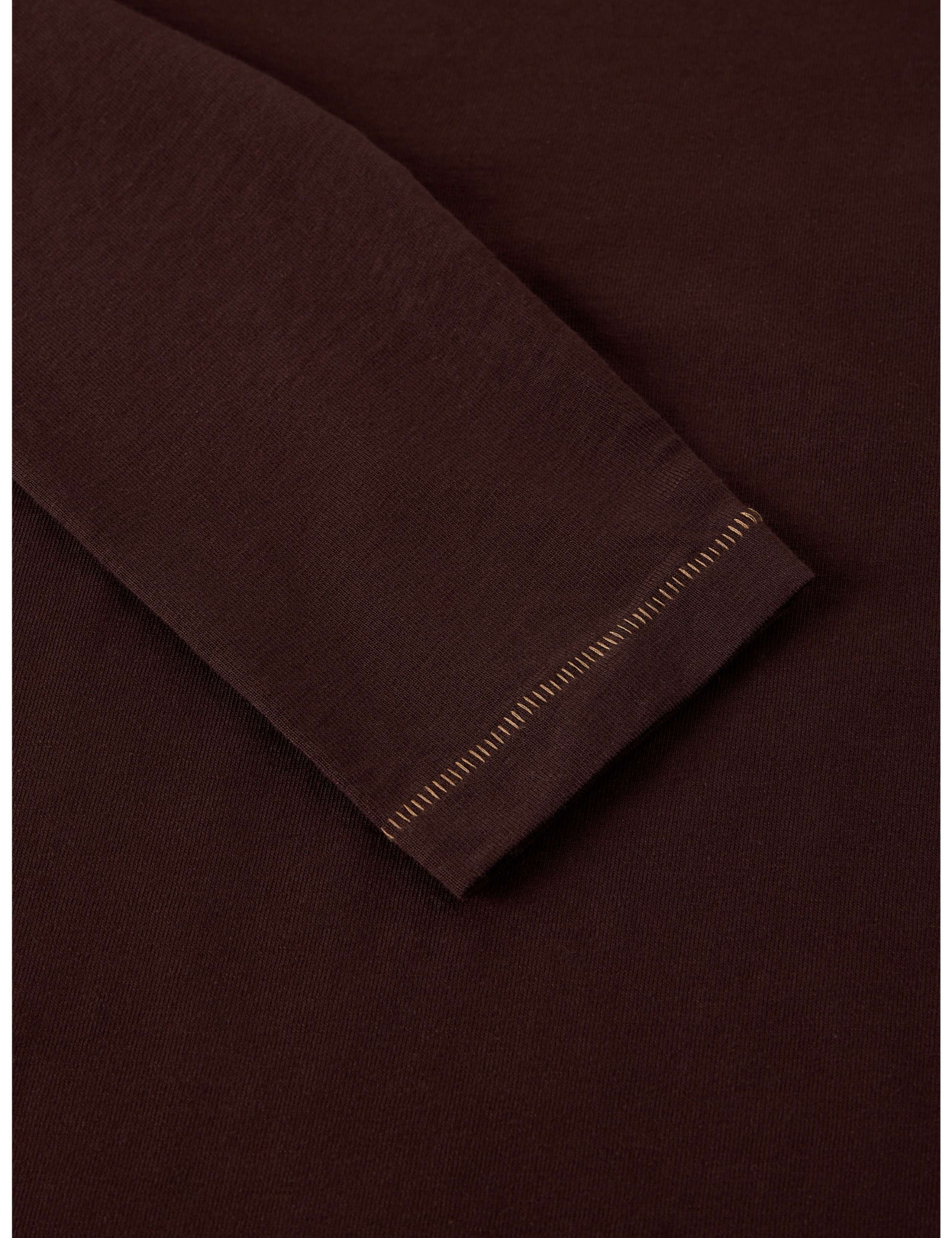 Pure Cotton Striped Stitch Detail T-Shirt 6 of 6