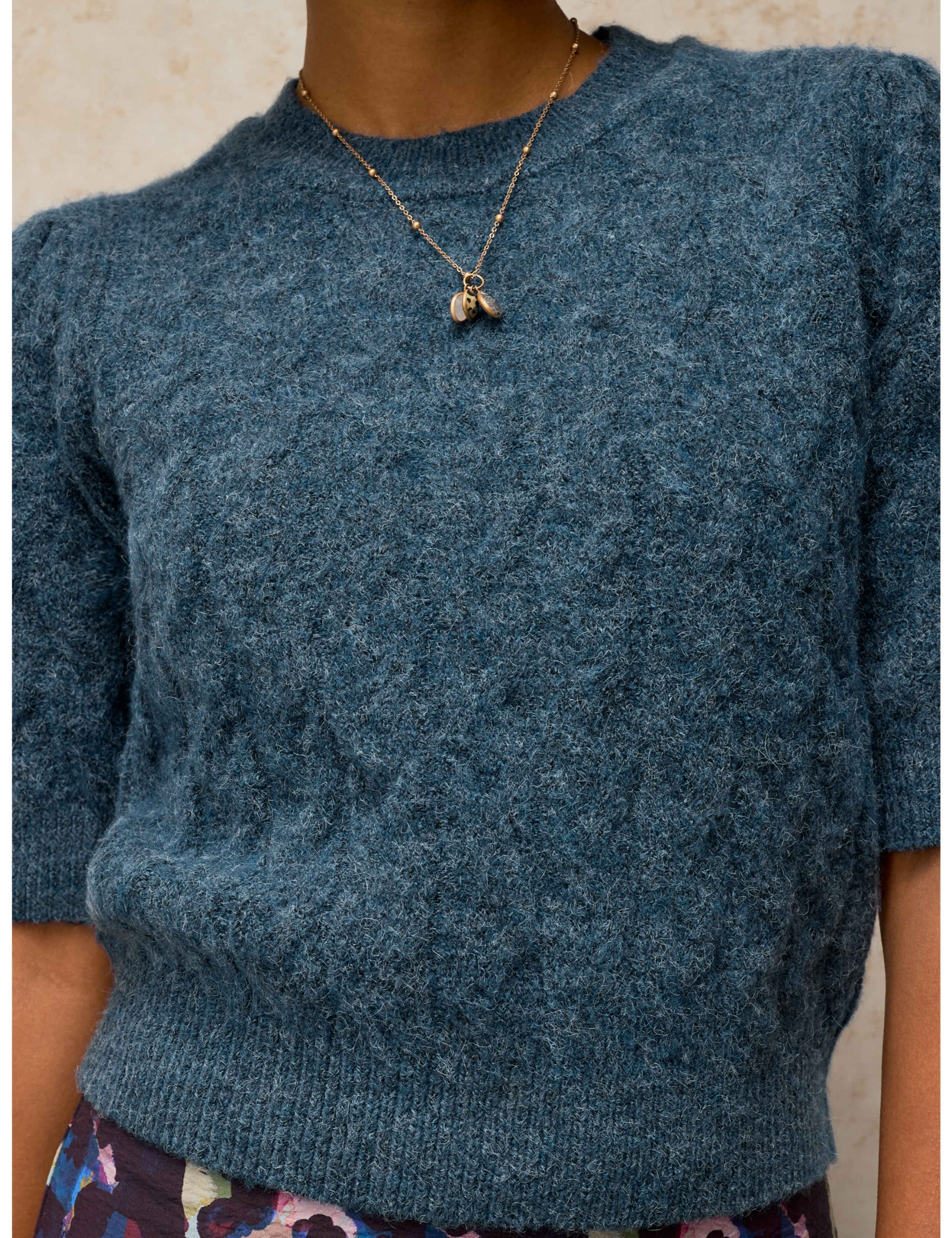 Fluffy Embellished T-Shirt 5 of 6