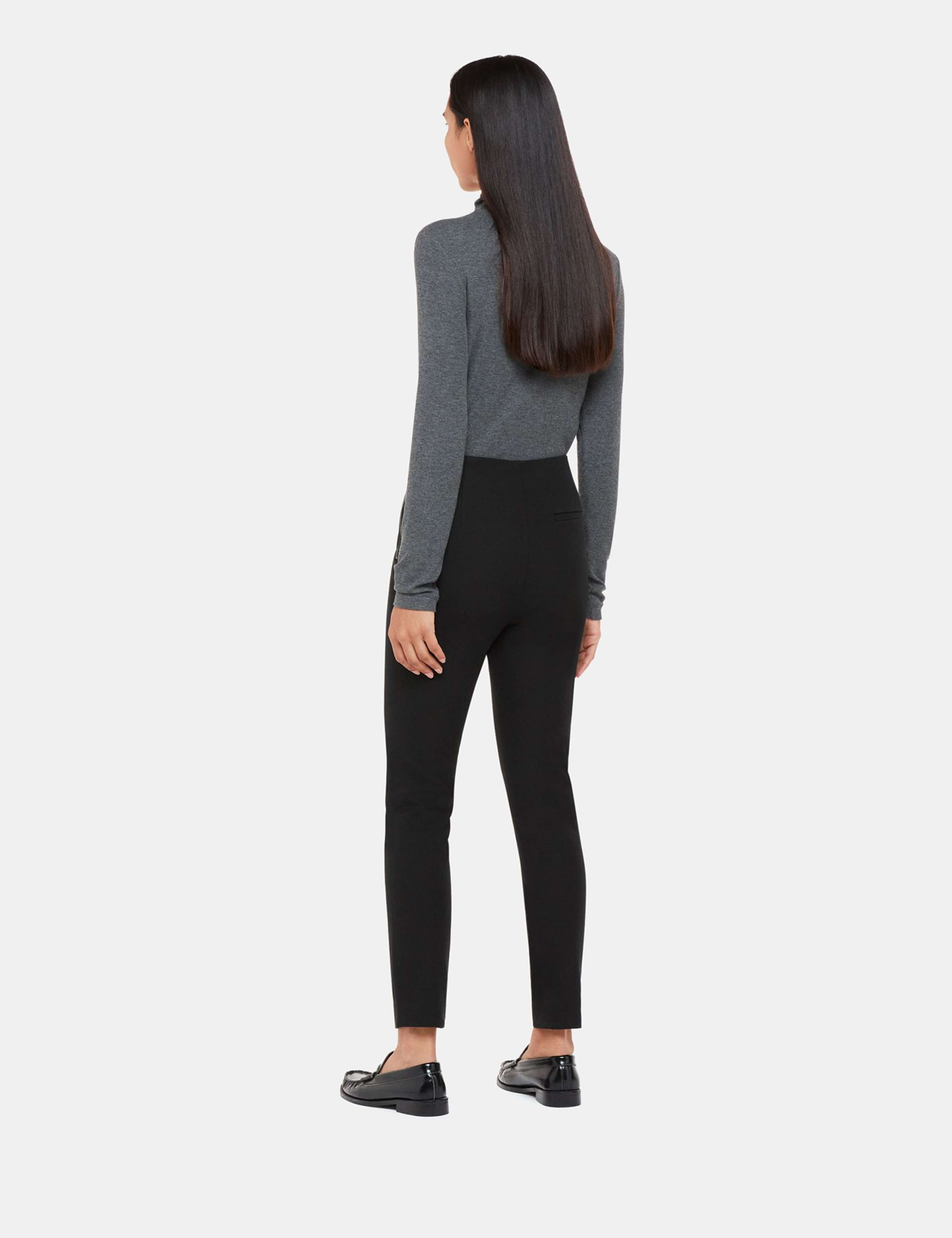 Cotton Rich Skinny Ankle Grazer Trousers 3 of 4