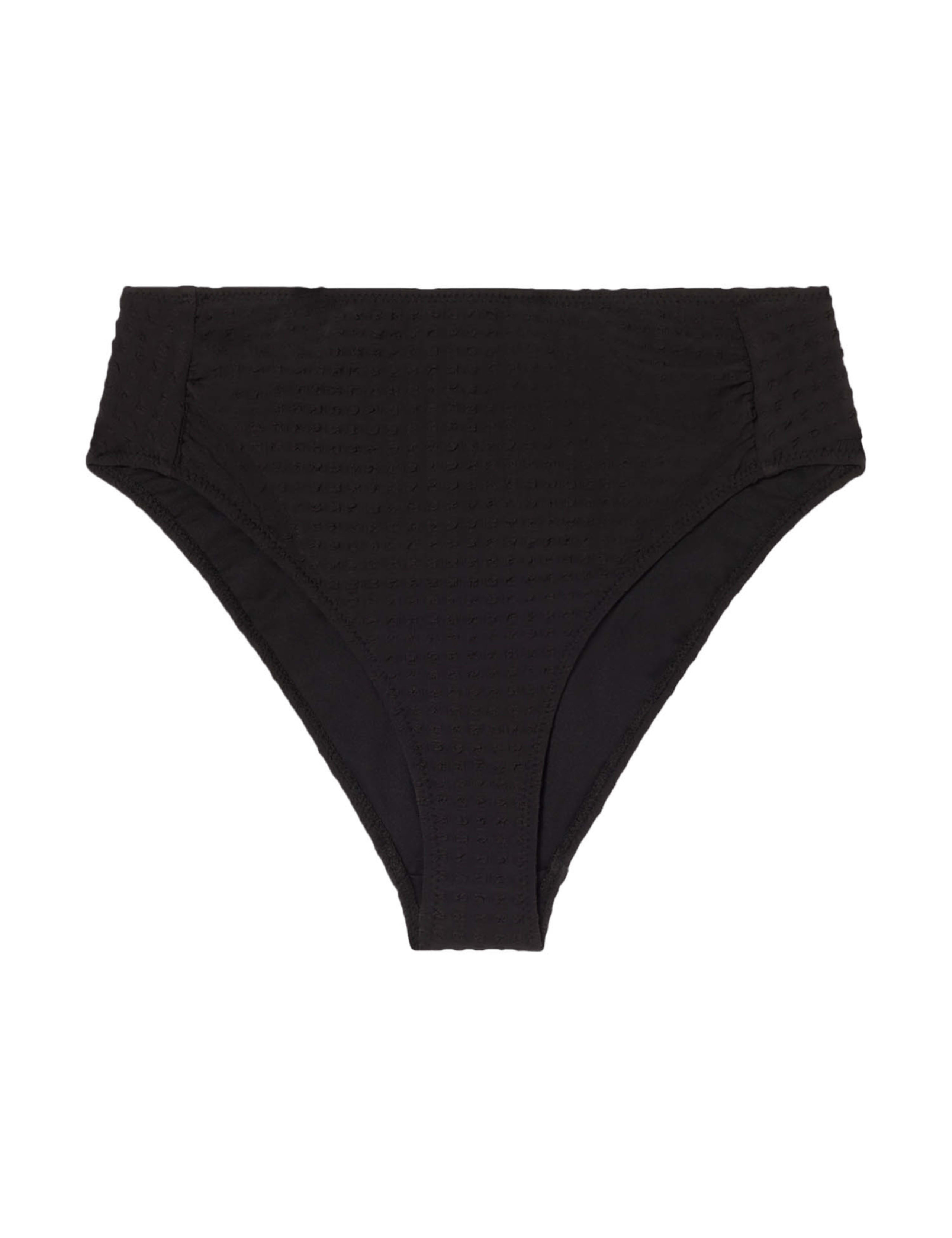 Textured Gingham High Waisted Bikini Bottoms 2 of 5