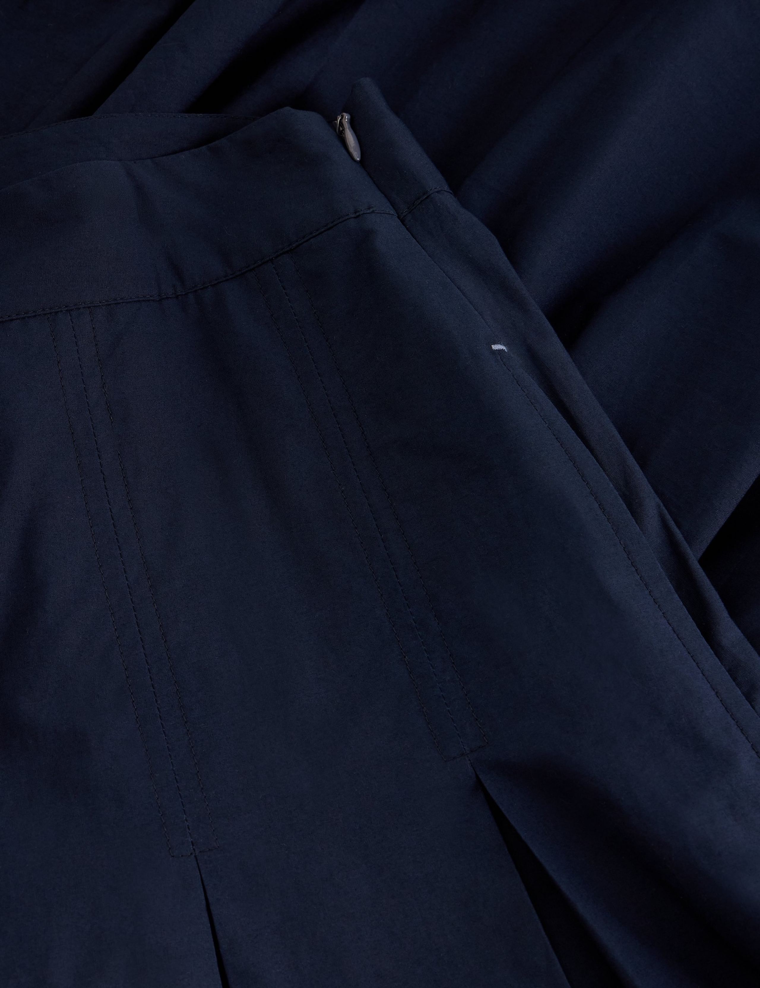 Pure Cotton Midi A-Line Skirt 6 of 6