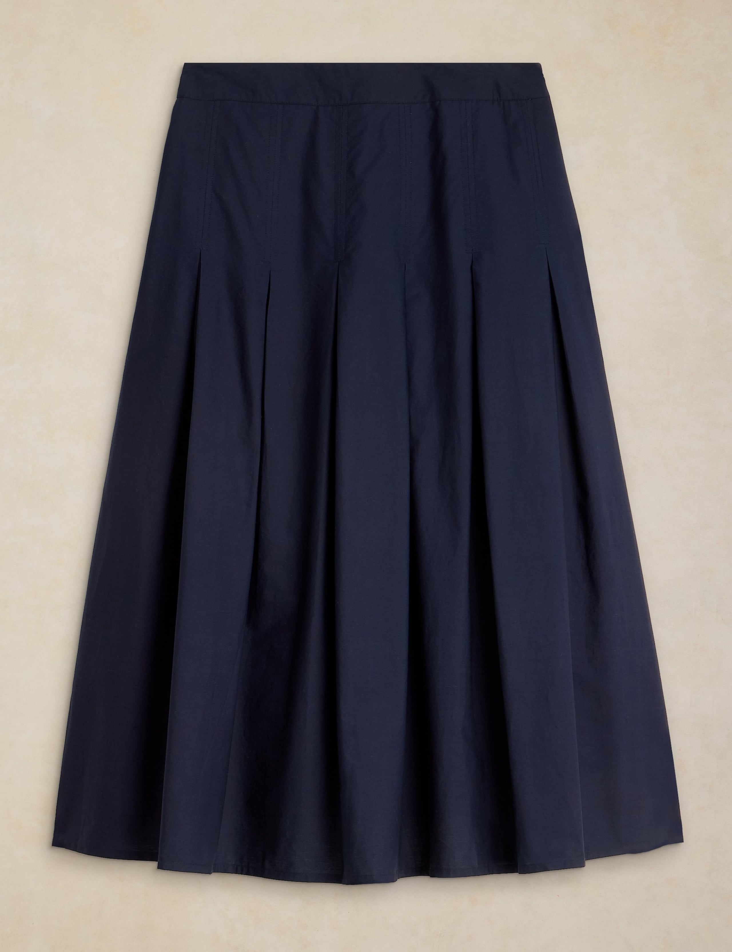 Pure Cotton Midi A-Line Skirt 2 of 6