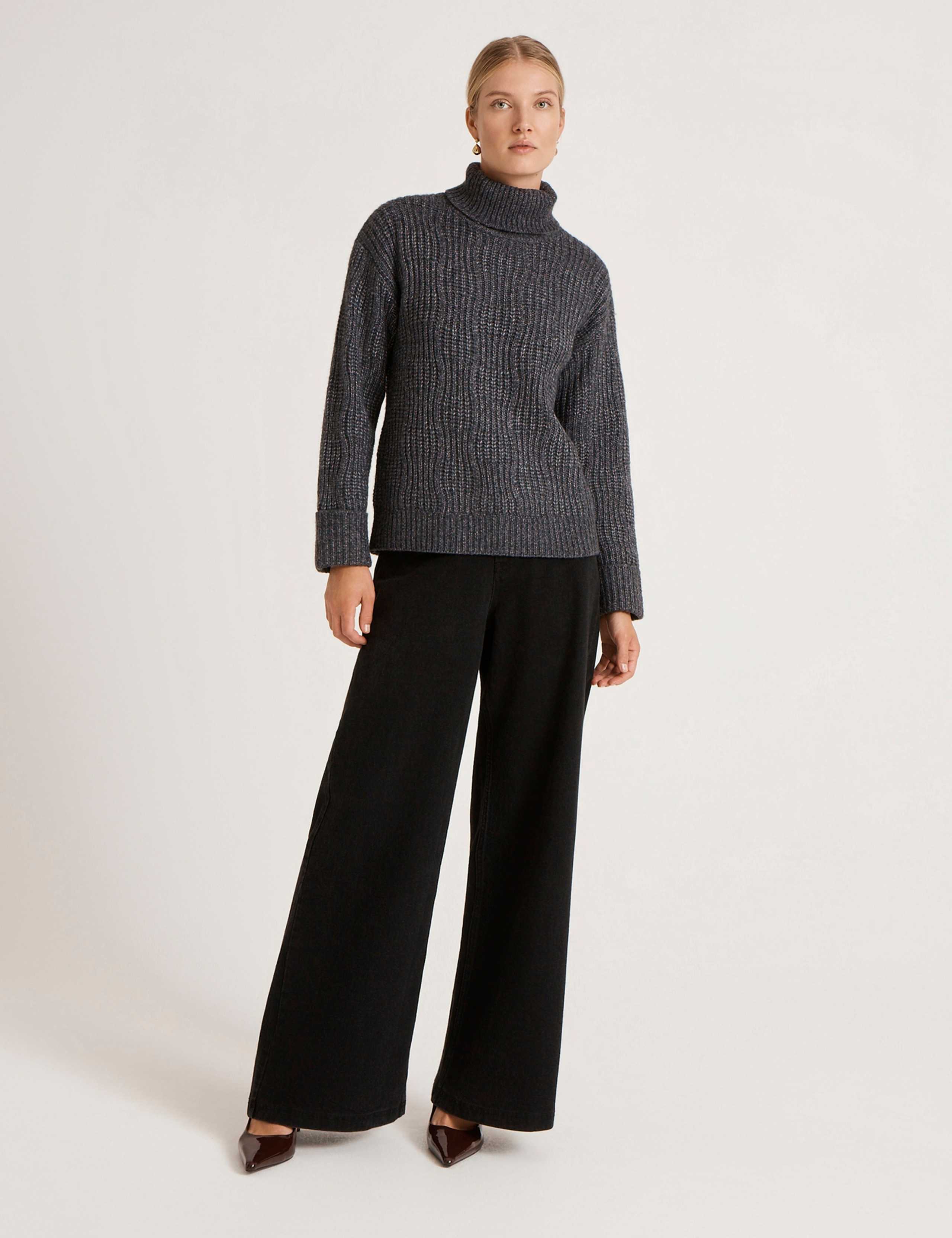 Textured Roll Neck Jumper 2 of 5