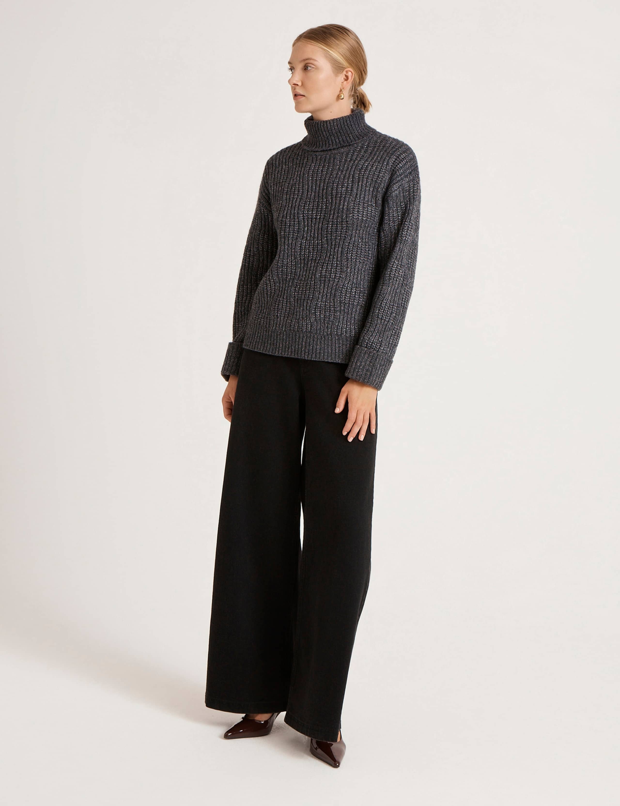 Textured Roll Neck Jumper 4 of 5