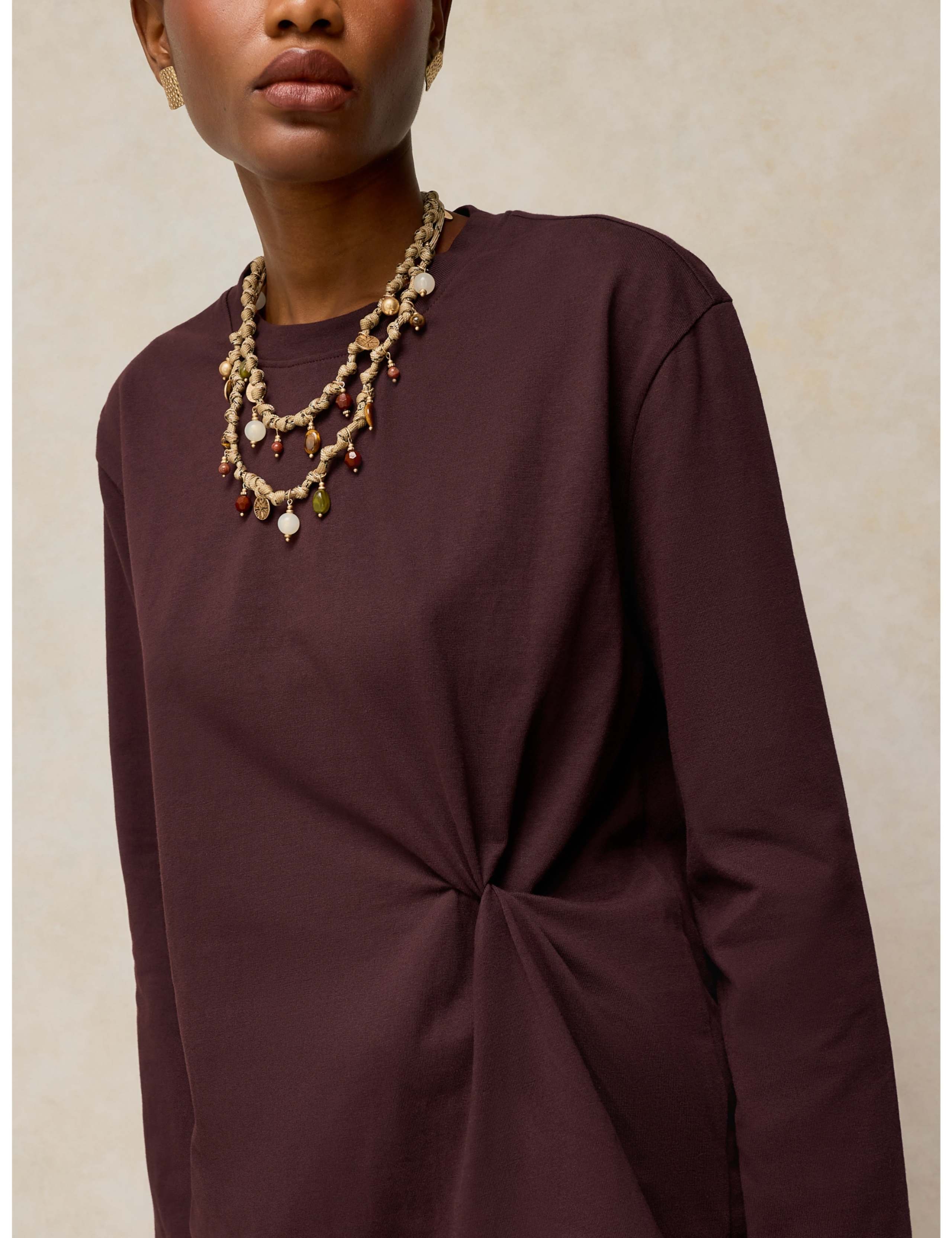 Grace Pure Cotton Twist T-Shirt 5 of 6