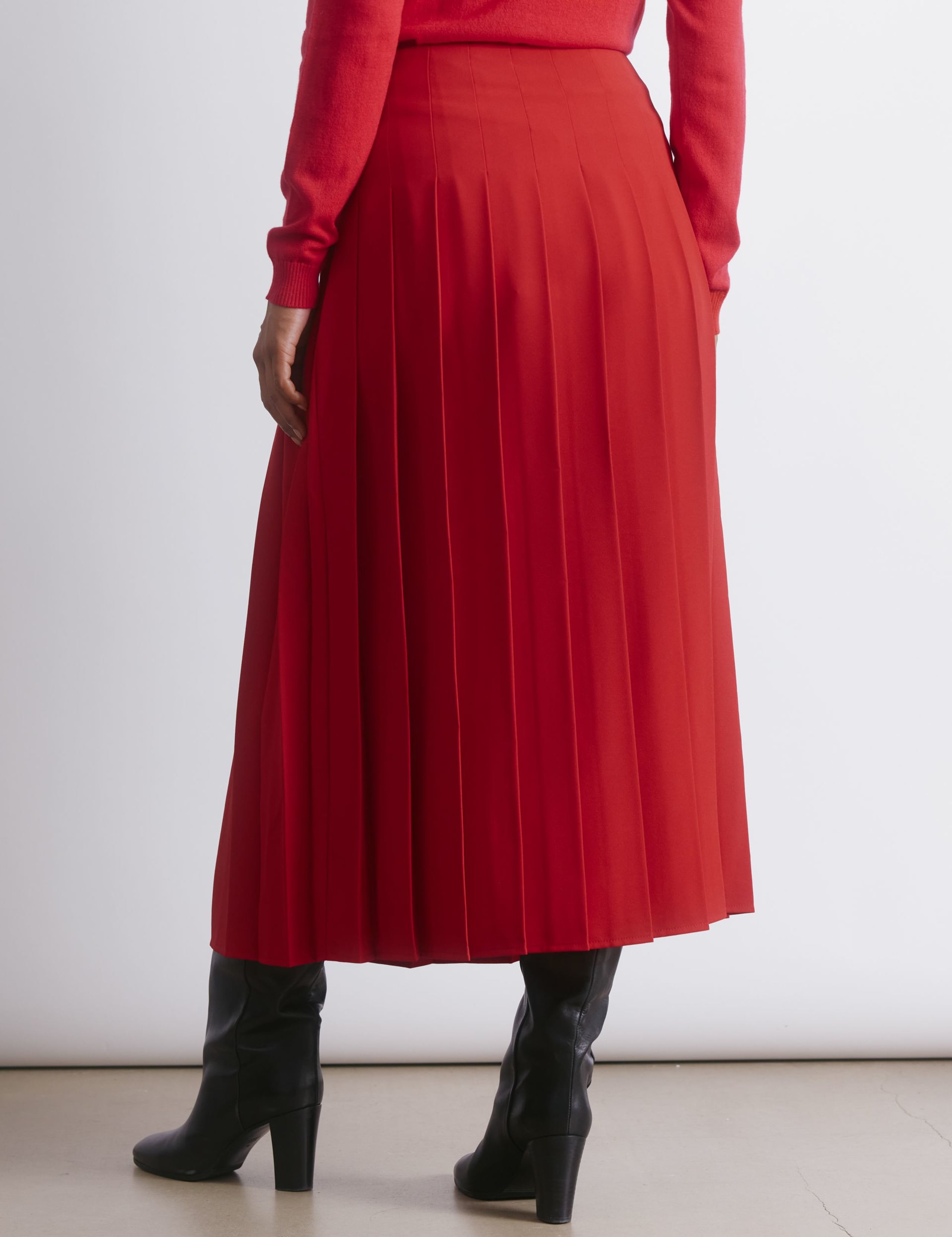 Pleated Midi Skirt 3 of 4