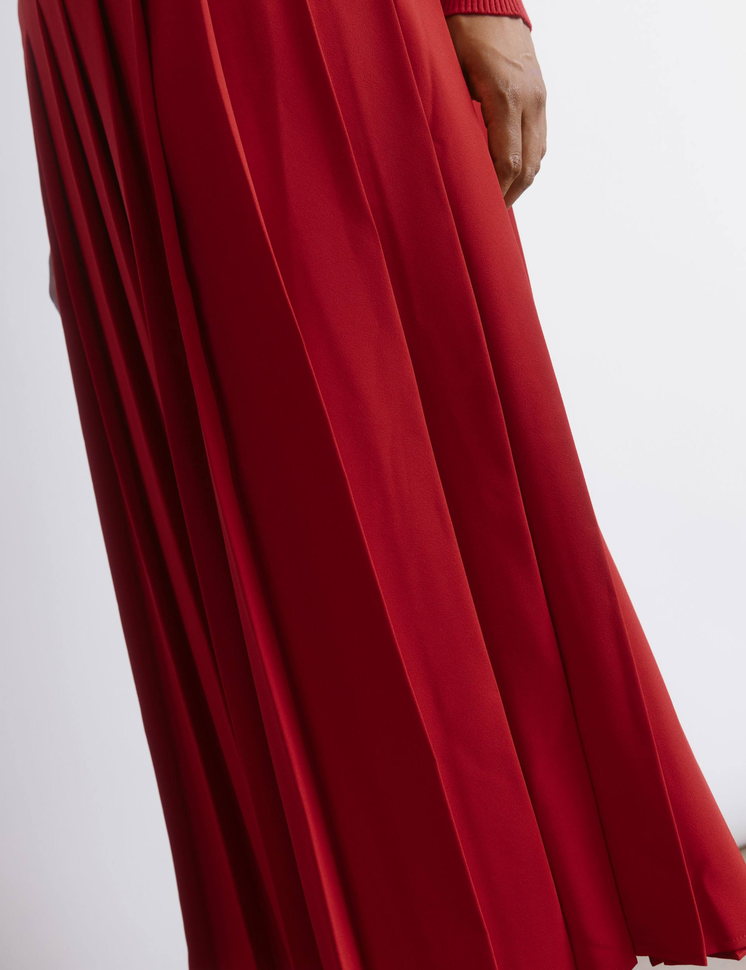 Pleated Midi Skirt 4 of 4