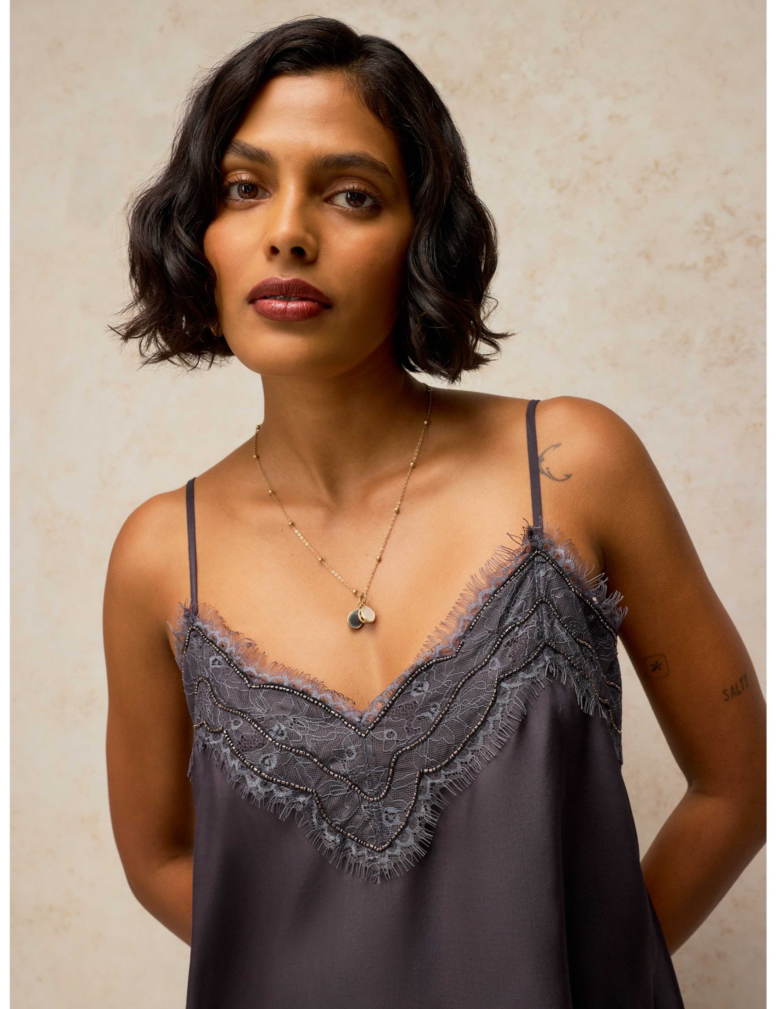Ines Embellished V Neck Strappy Vest 6 of 7
