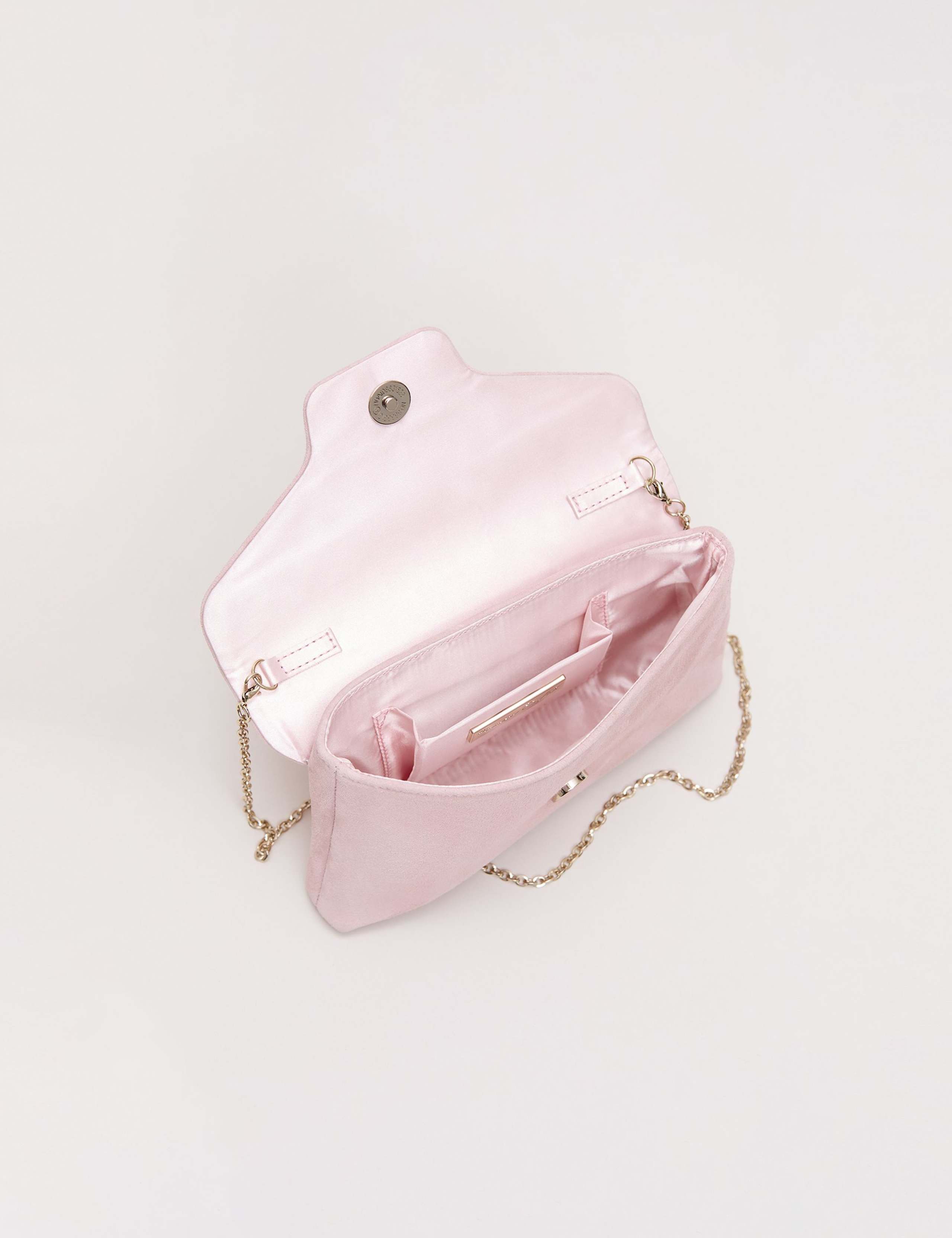 Suede Embellished Clutch Bag 5 of 8