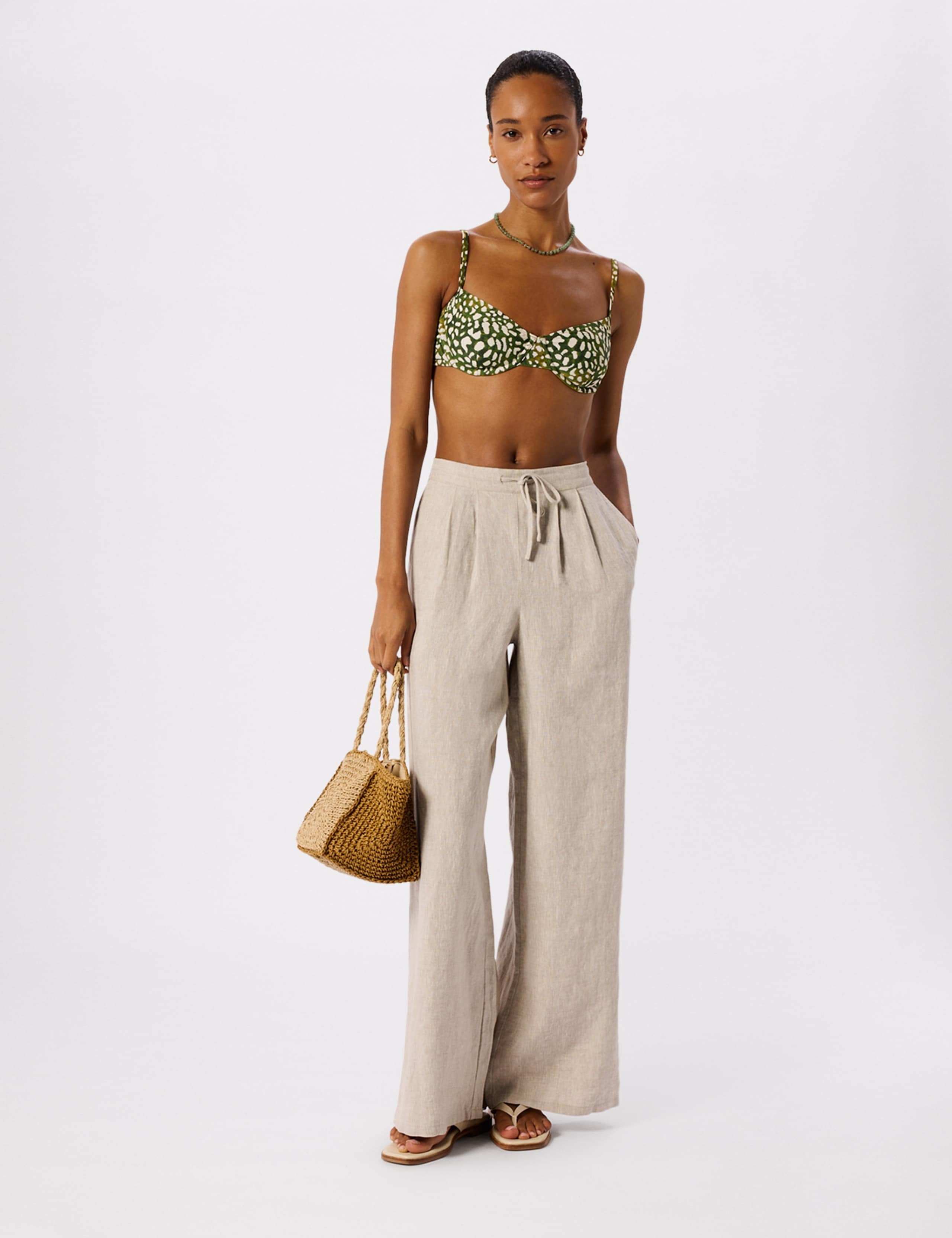 Animal Print Wired Bikini Top 4 of 6