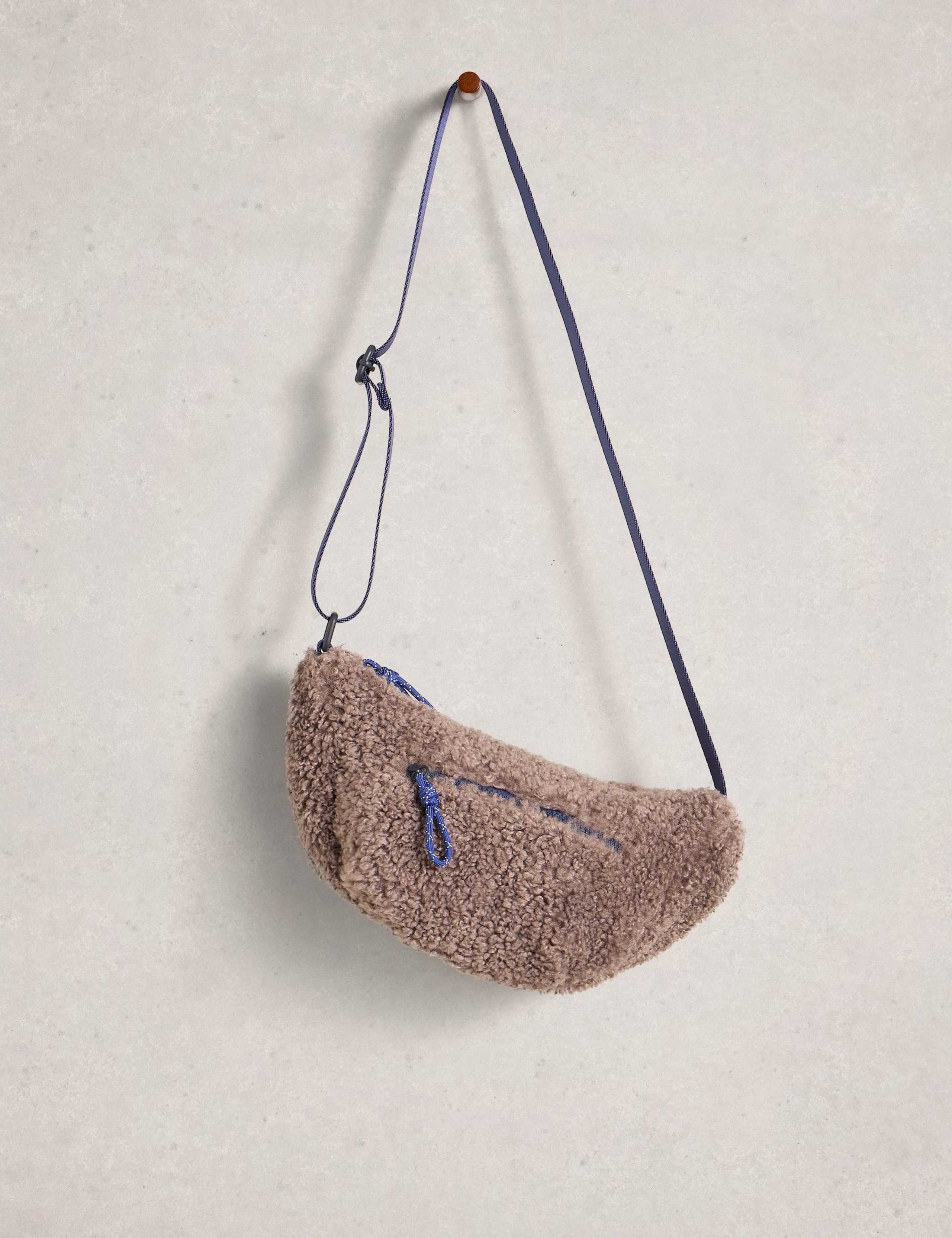 Borg Fleece Cross Body Bag 4 of 4