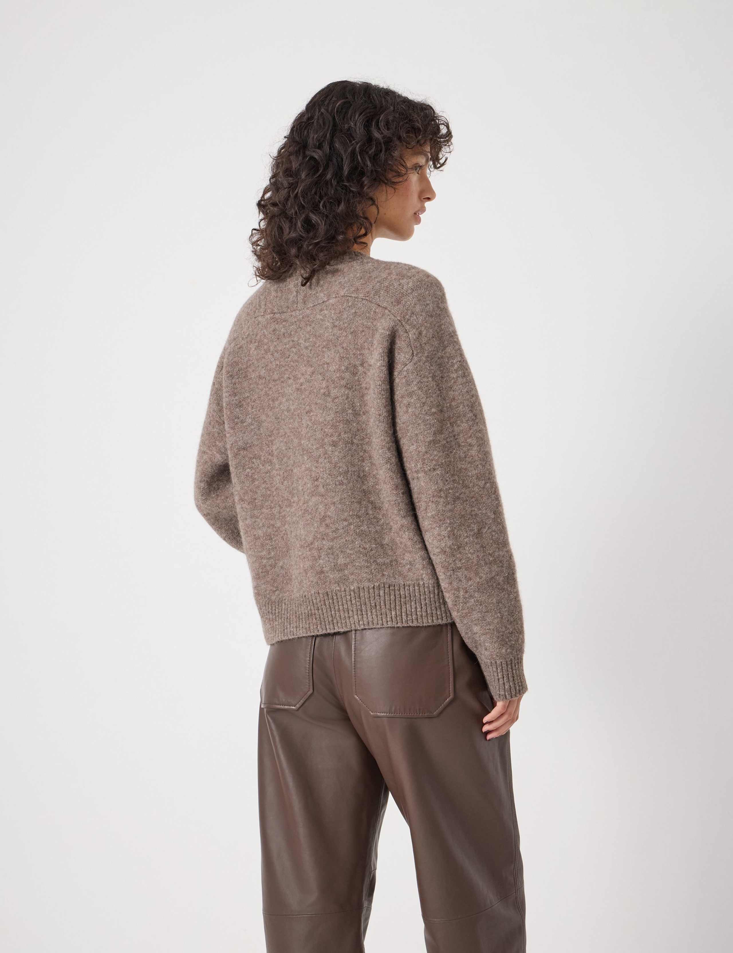 Alpaca Blend Star Crew Neck Jumper 4 of 5