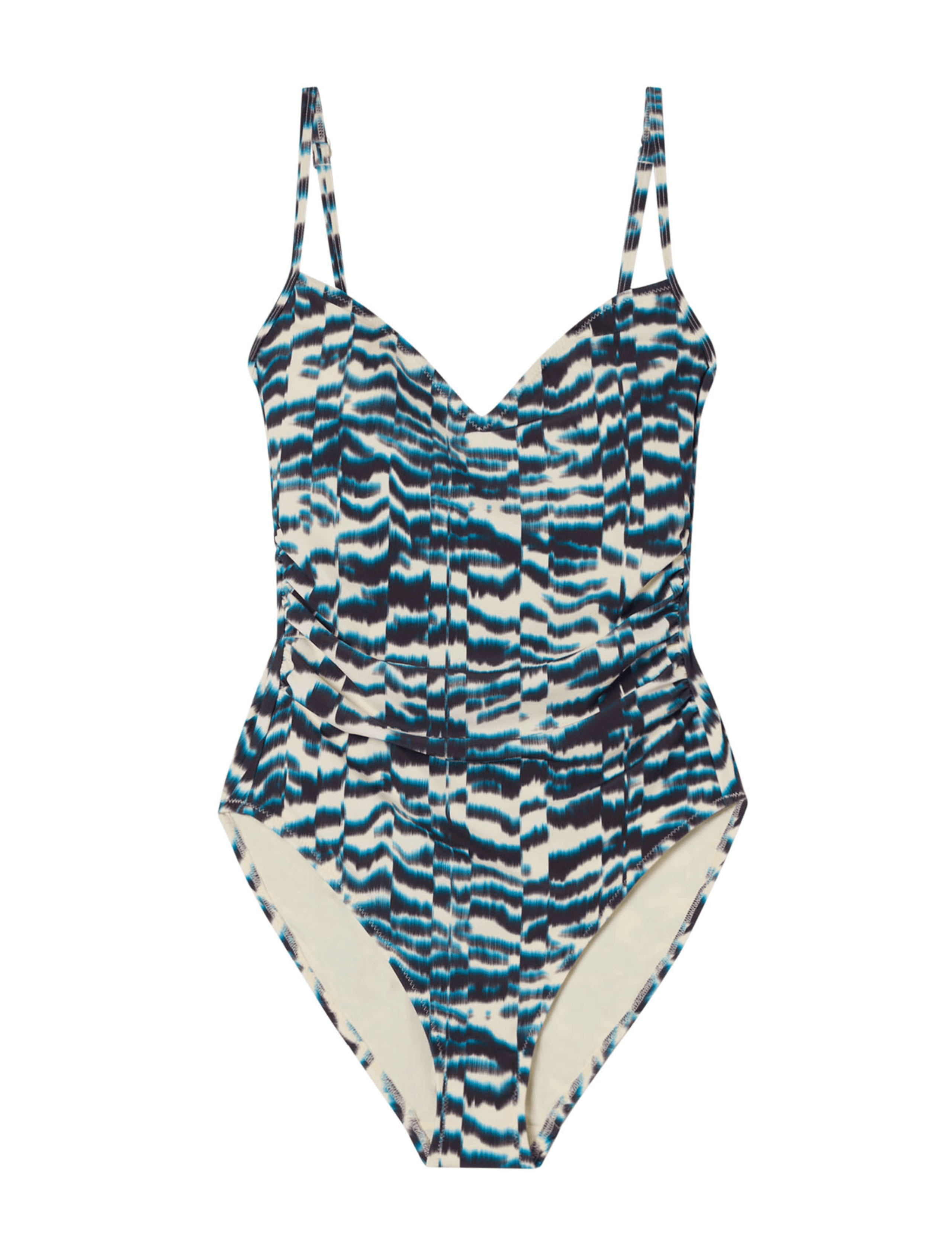 Printed V-Neck Swimsuit 2 of 5