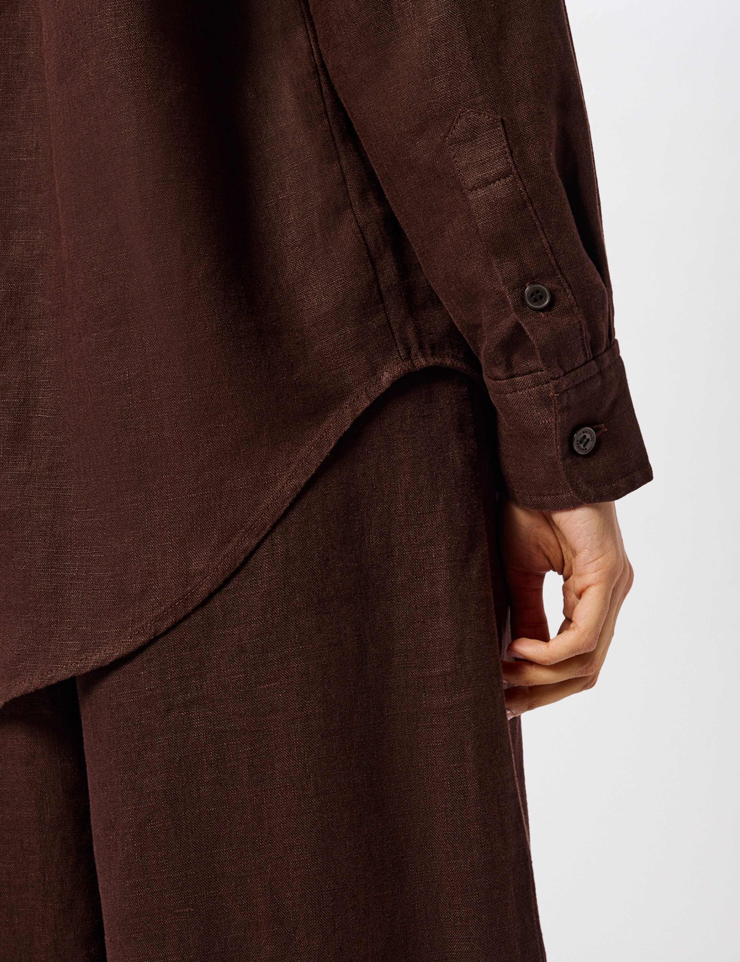 Pure Linen Collared Relaxed Shirt 4 of 5