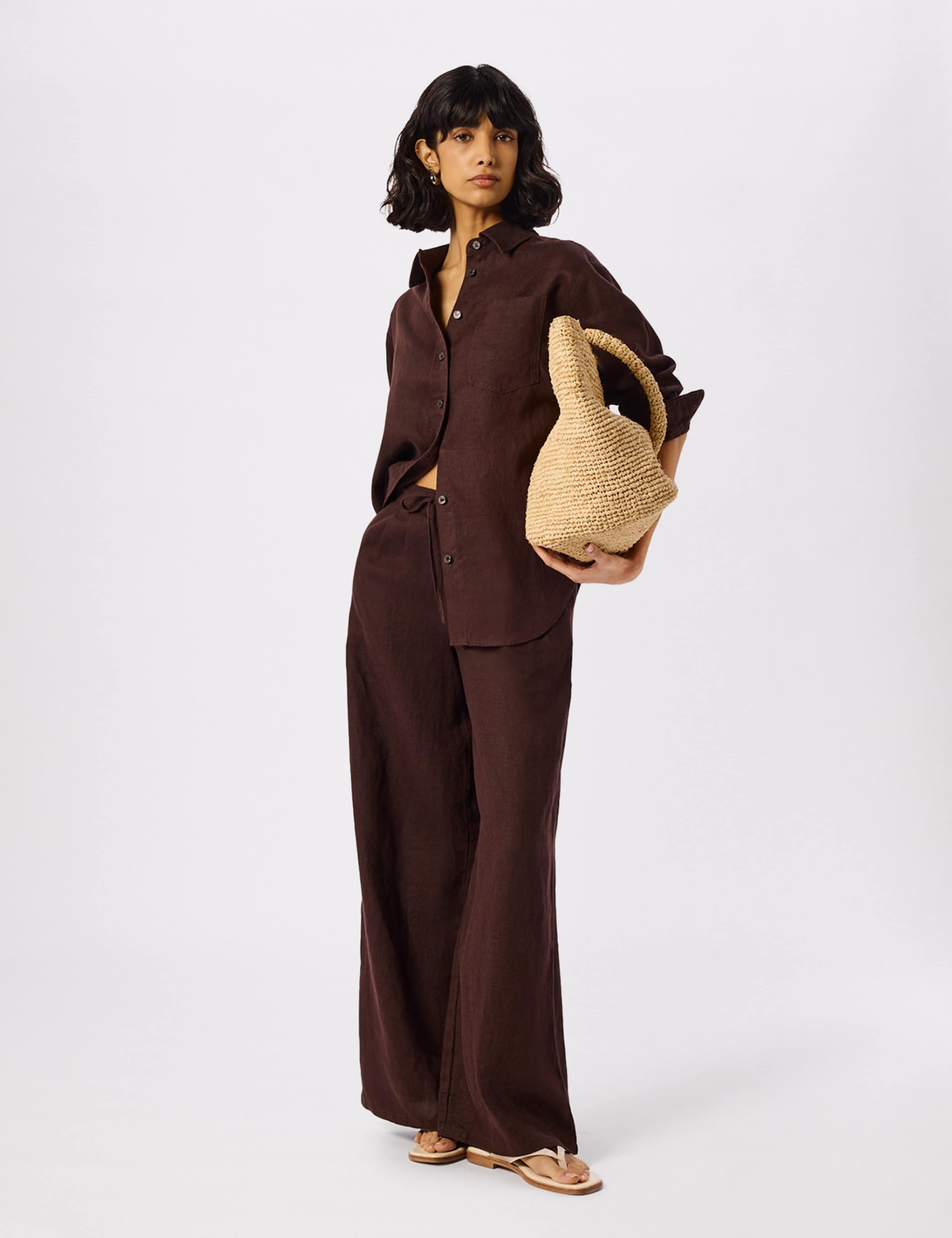 Pure Linen Collared Relaxed Shirt 5 of 5