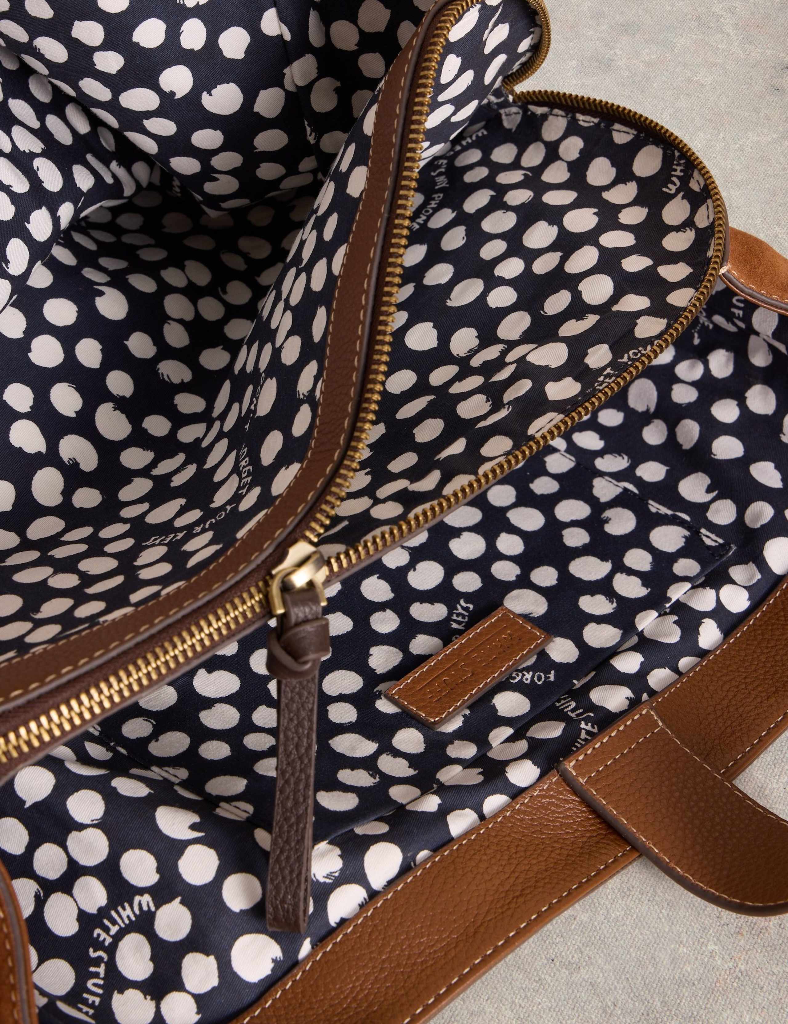 Leather Tote Bag 2 of 4