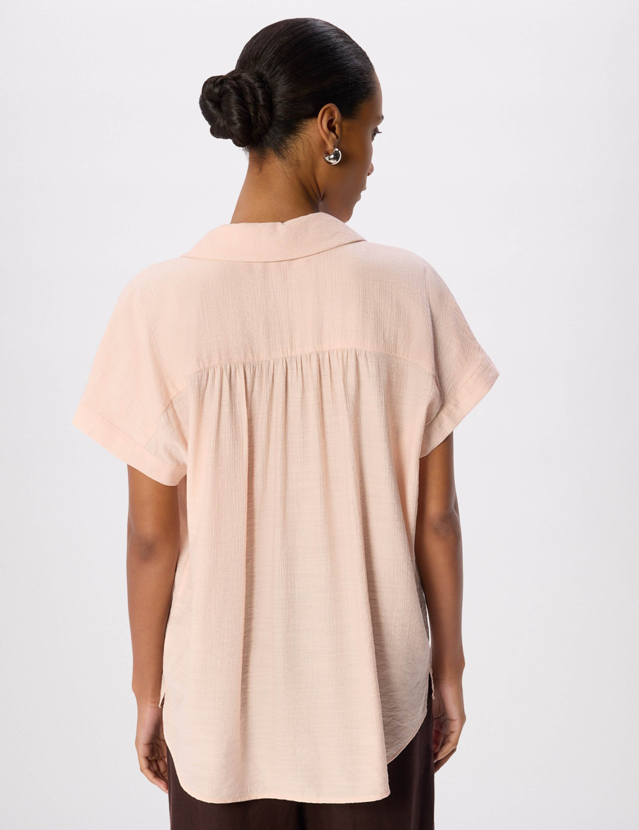 Cupro Textured Relaxed Shirt 3 of 6