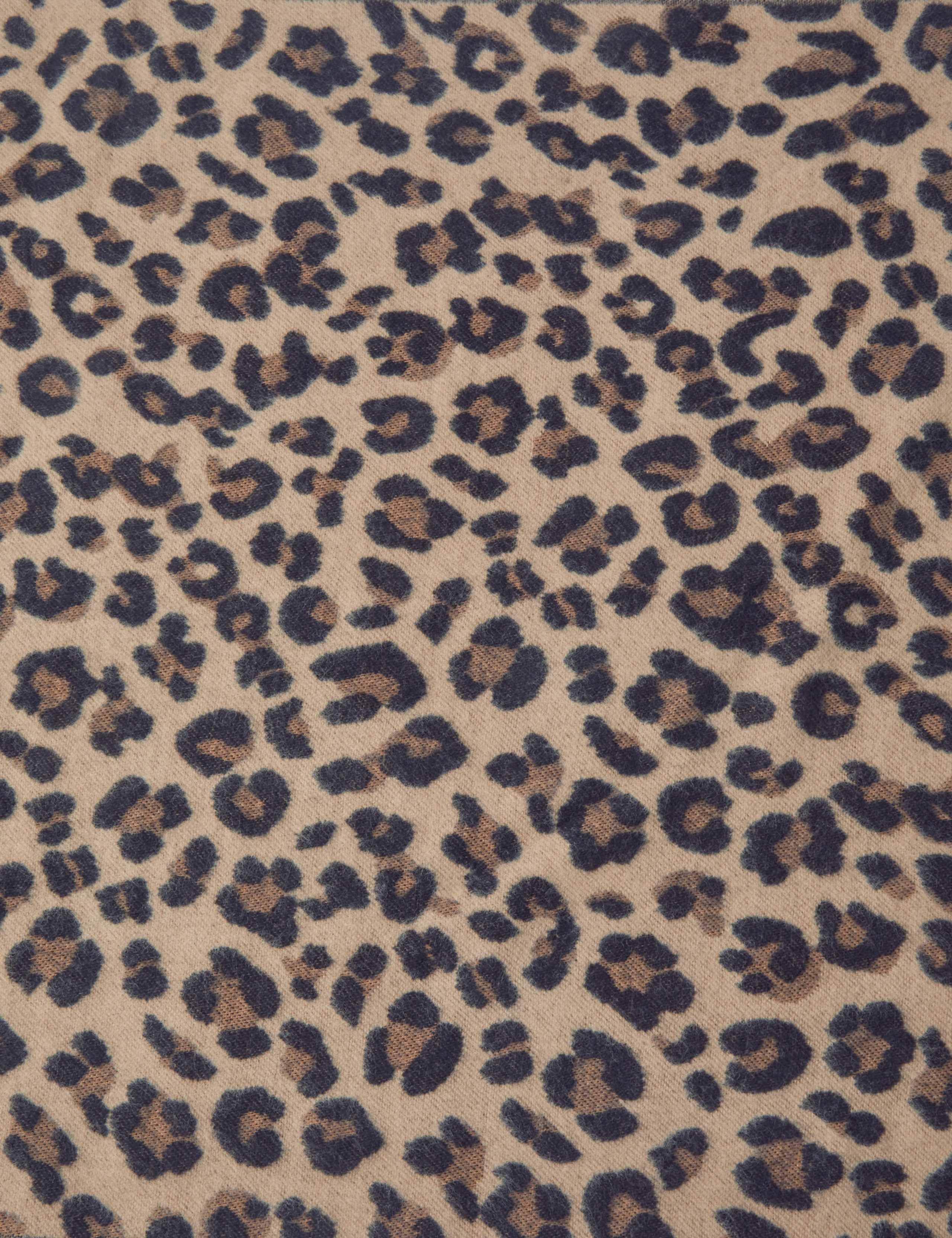 Leopard Print Blanket Scarf 3 of 3