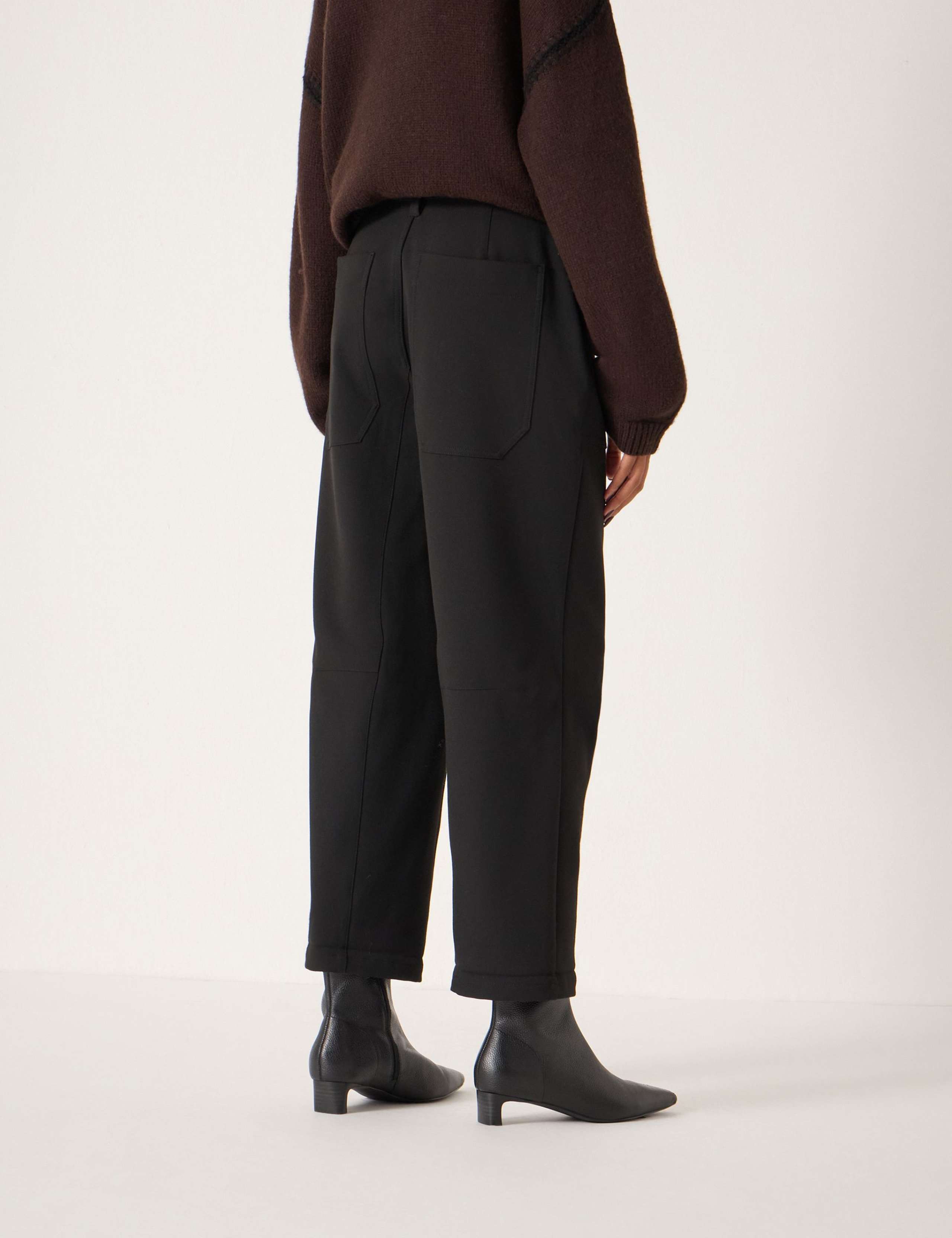 Barrel Leg Tailored Trousers 4 of 5
