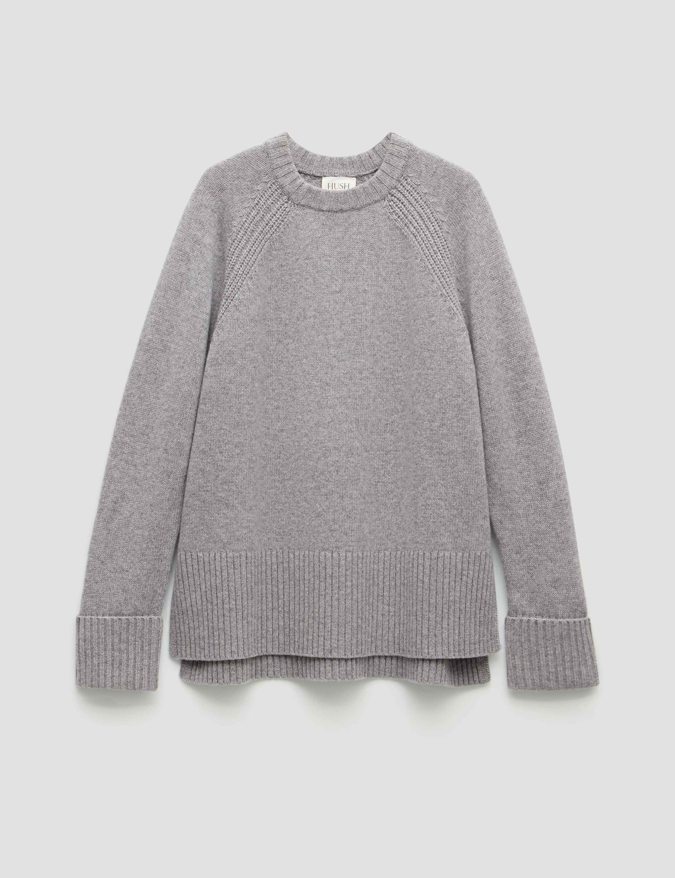 Pure Wool Textured Crew Neck Jumper 2 of 6