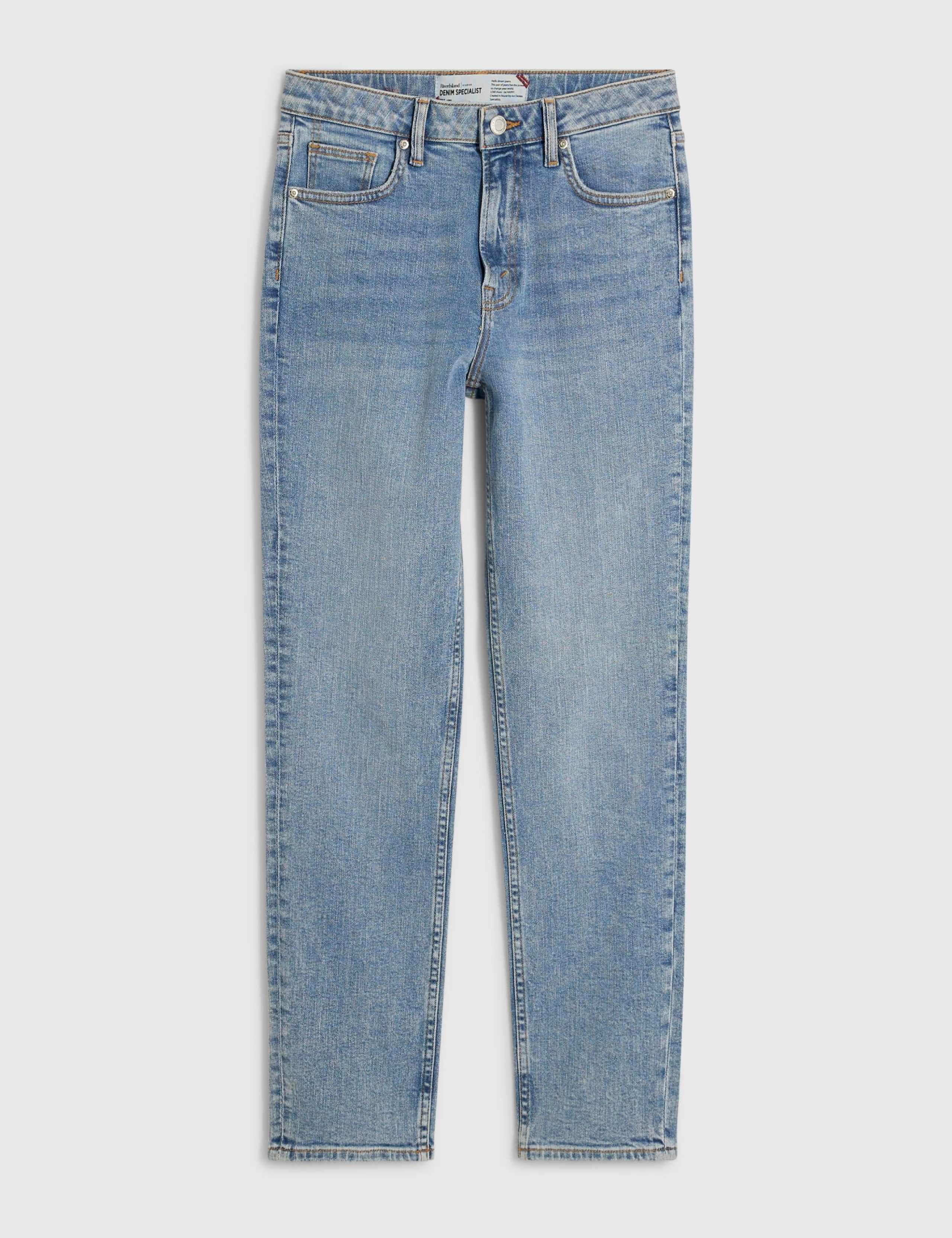 Relaxed High Waisted Straight Leg Jeans 2 of 5