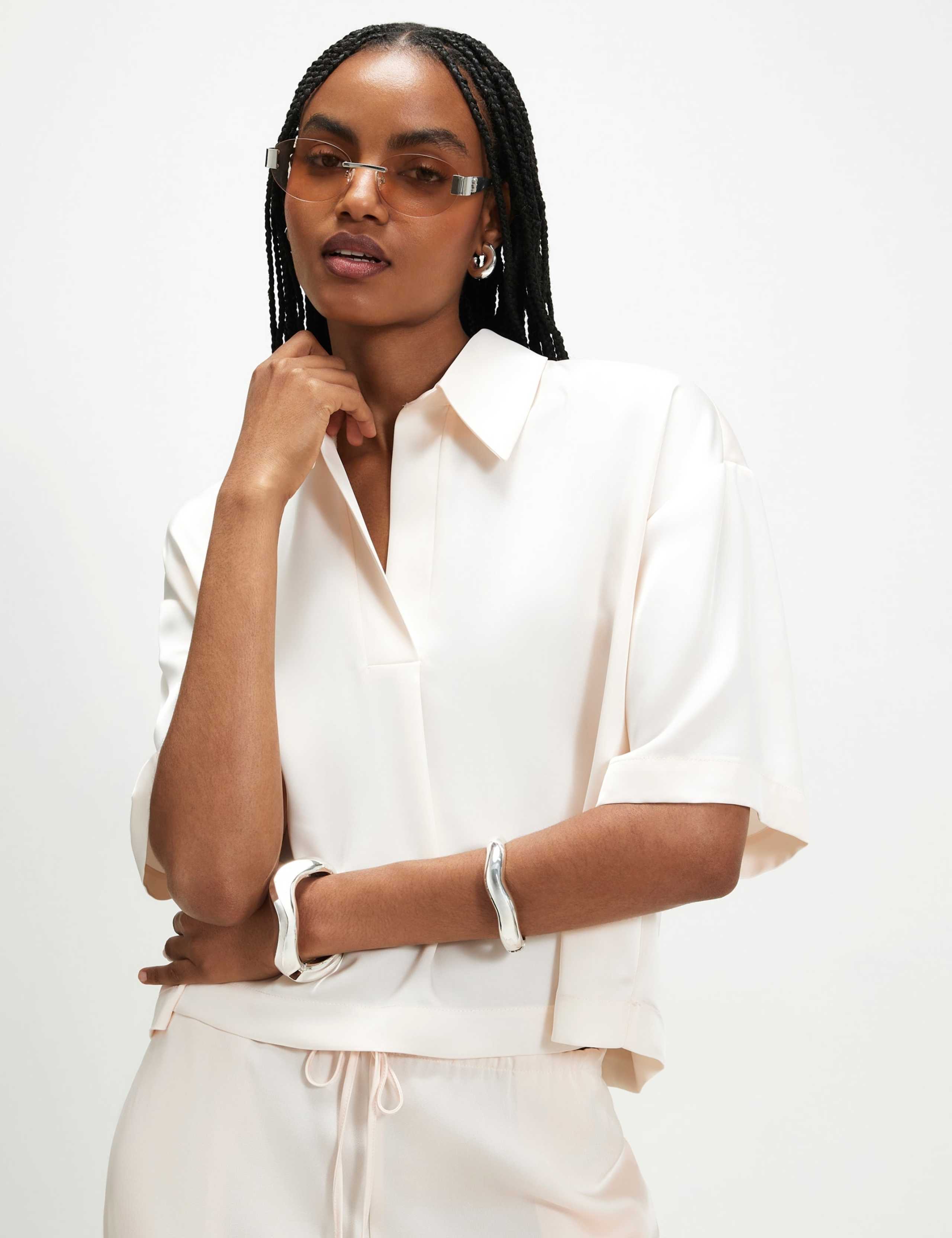 Satin Polo Shirt 6 of 6