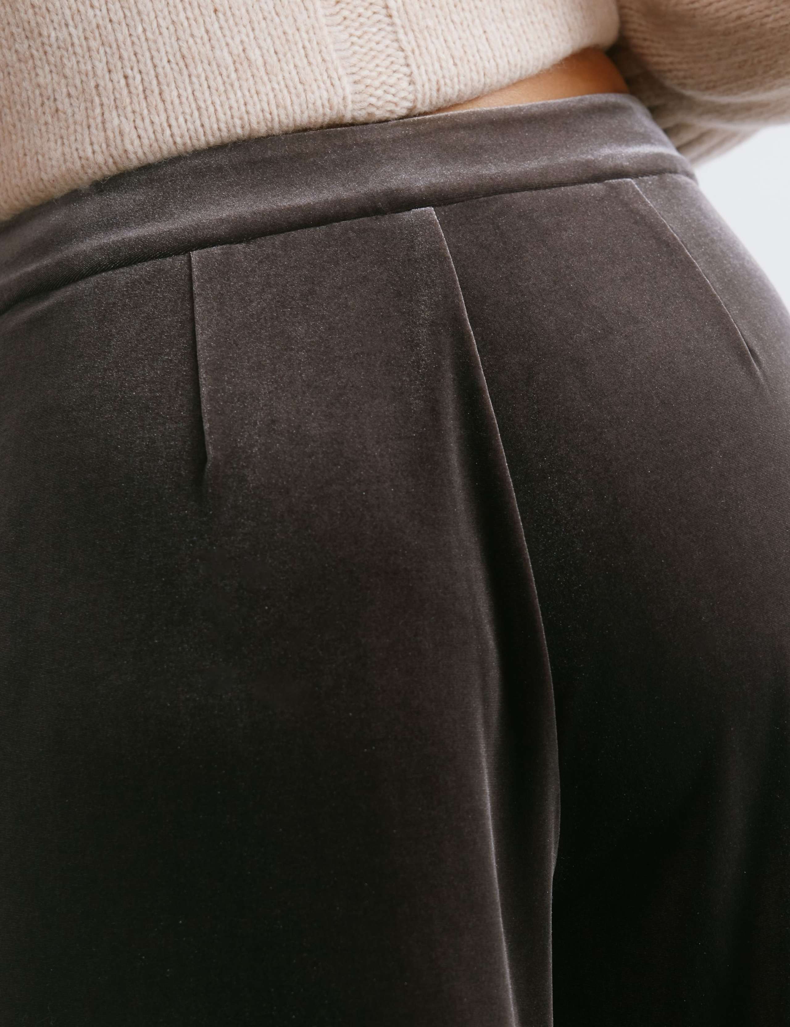 Velvet Wide Leg Trousers 5 of 5