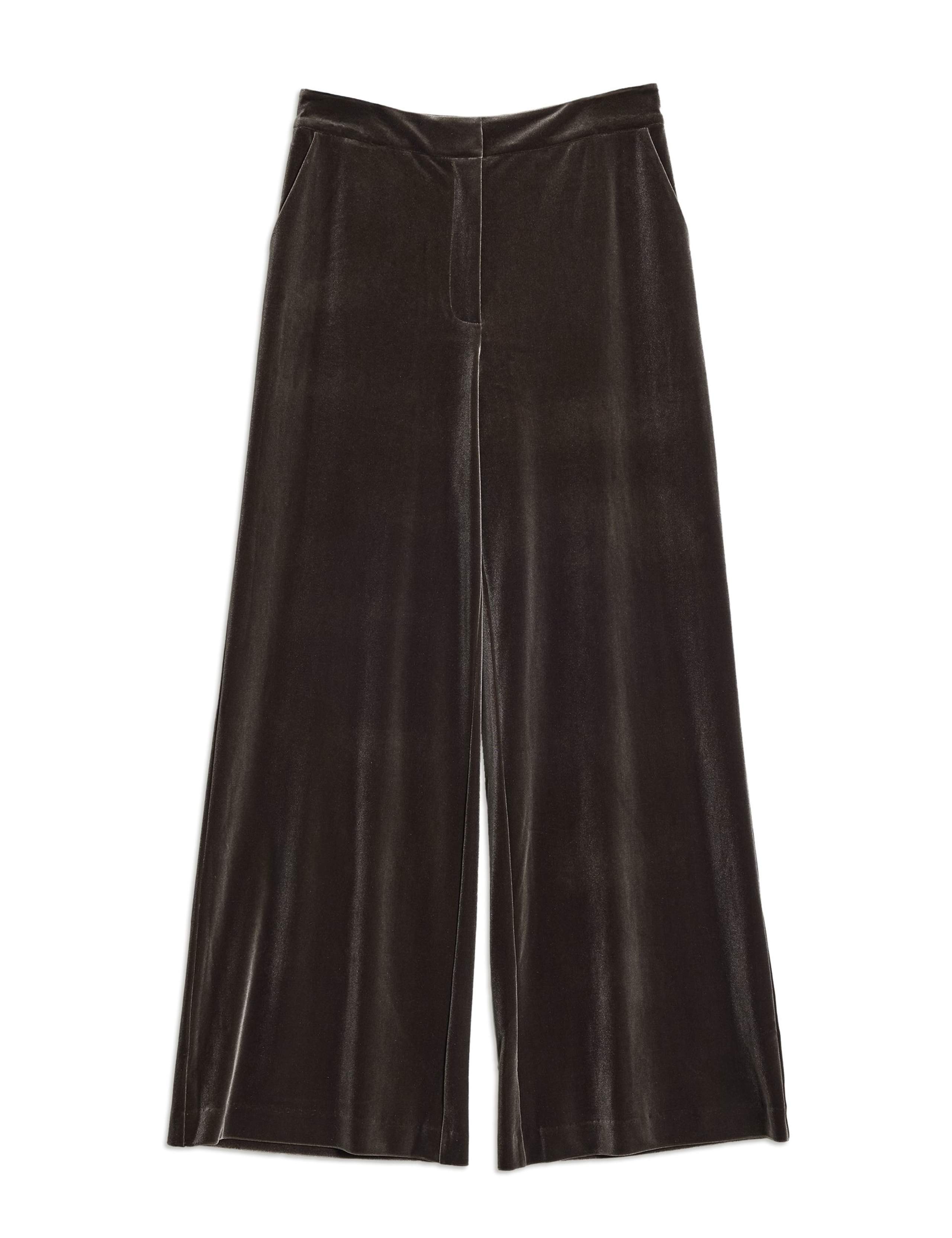 Velvet Wide Leg Trousers 2 of 5