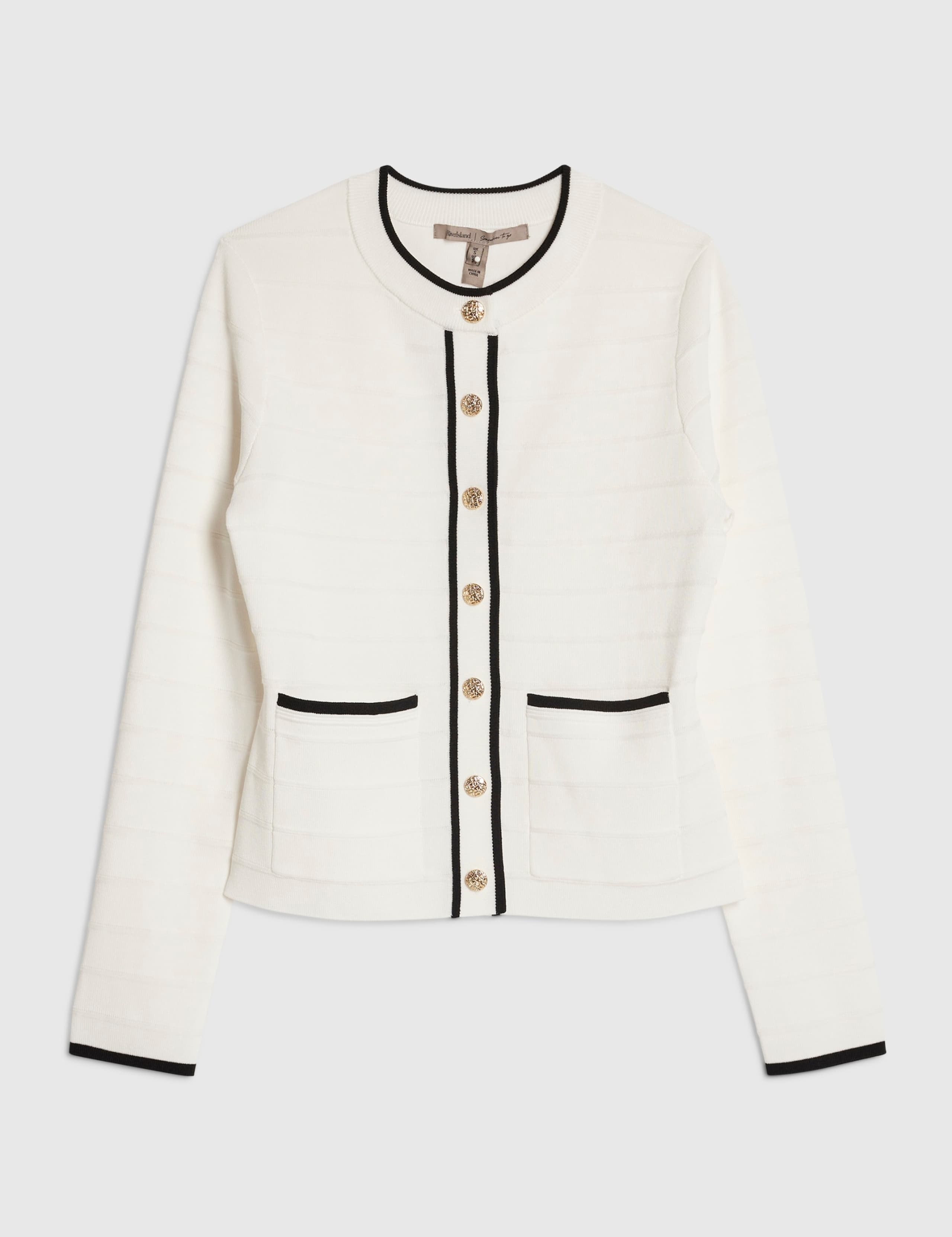 Pure Cotton Textured Fitted Cardigan 2 of 6