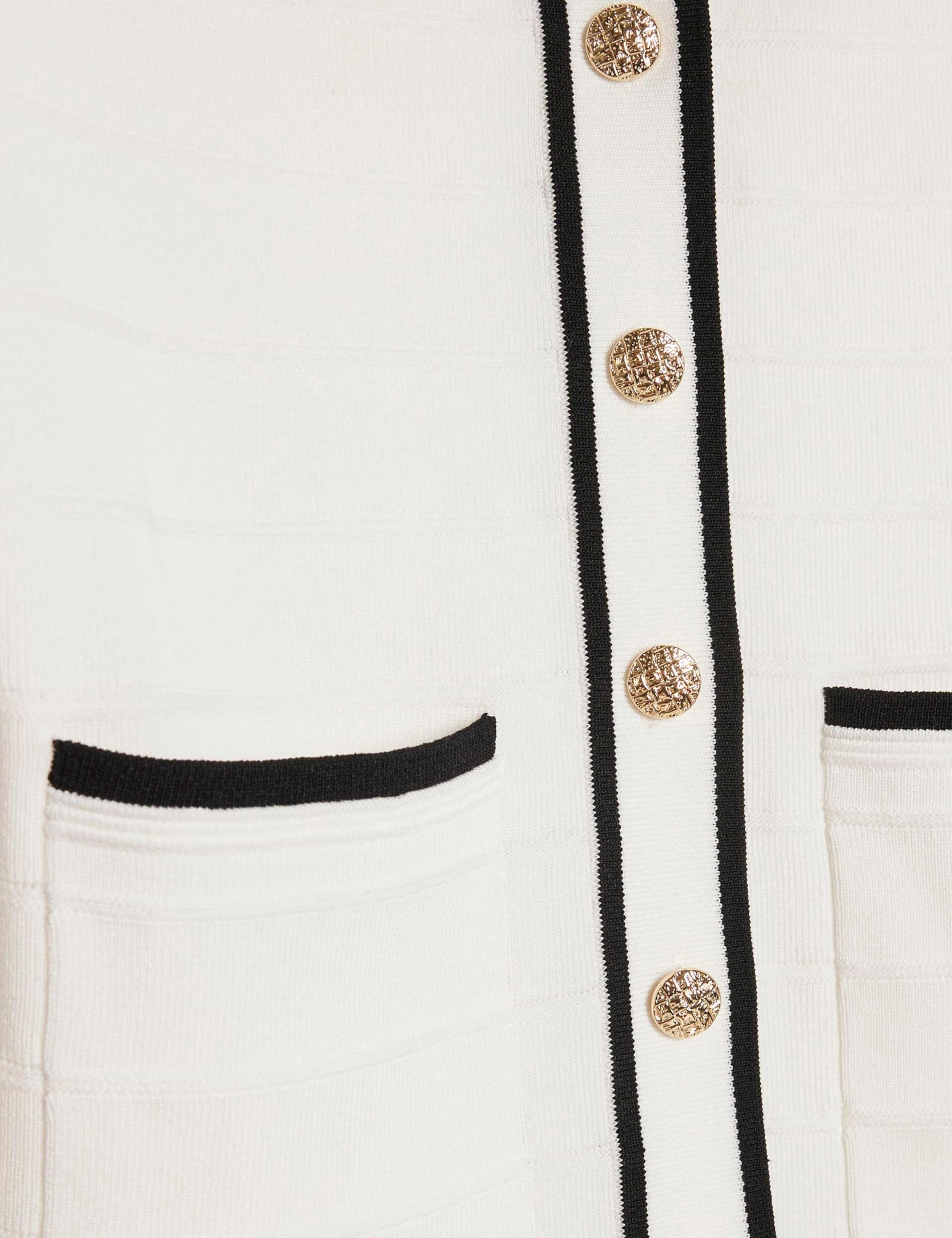 Pure Cotton Textured Fitted Cardigan 5 of 6