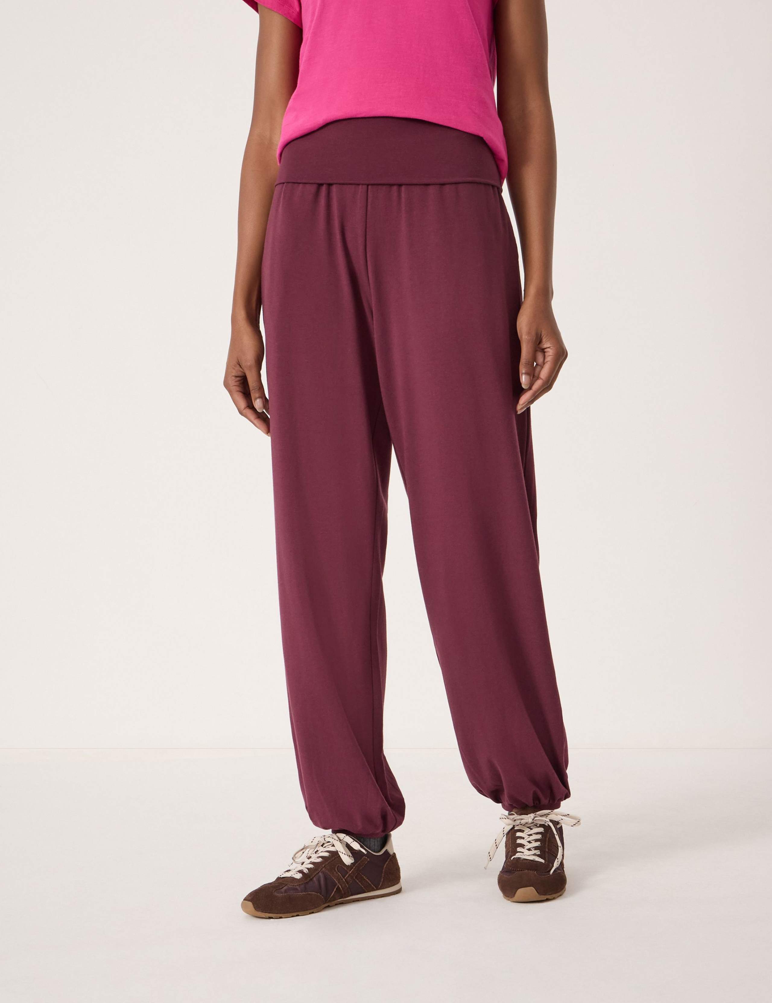 Cotton Blend Relaxed Joggers 3 of 5