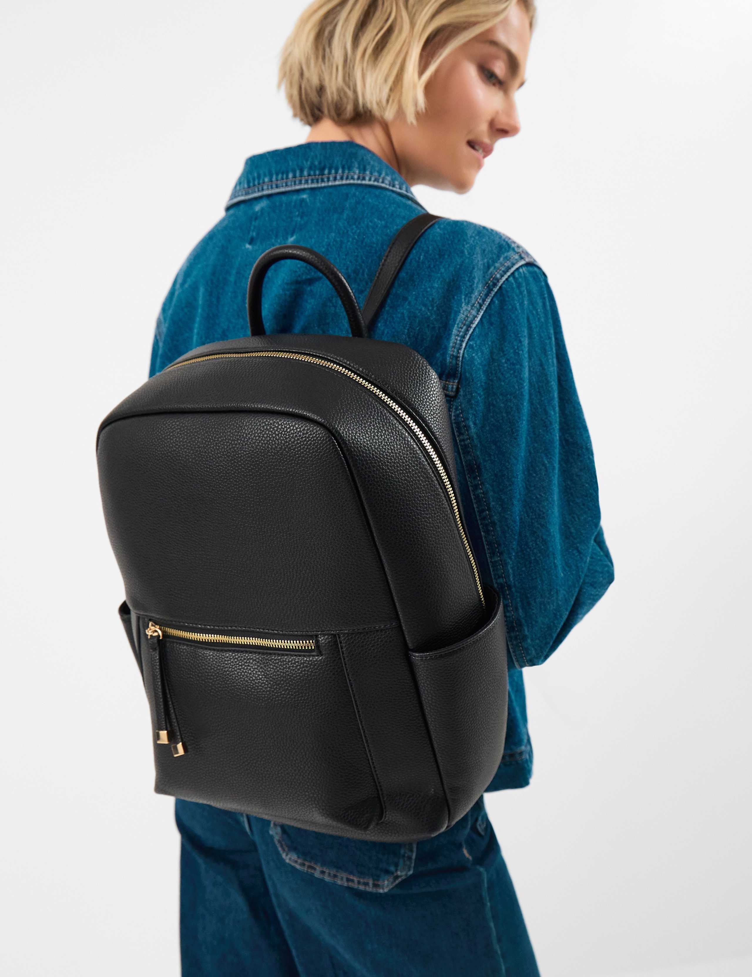 Faux Leather Backpack 3 of 6