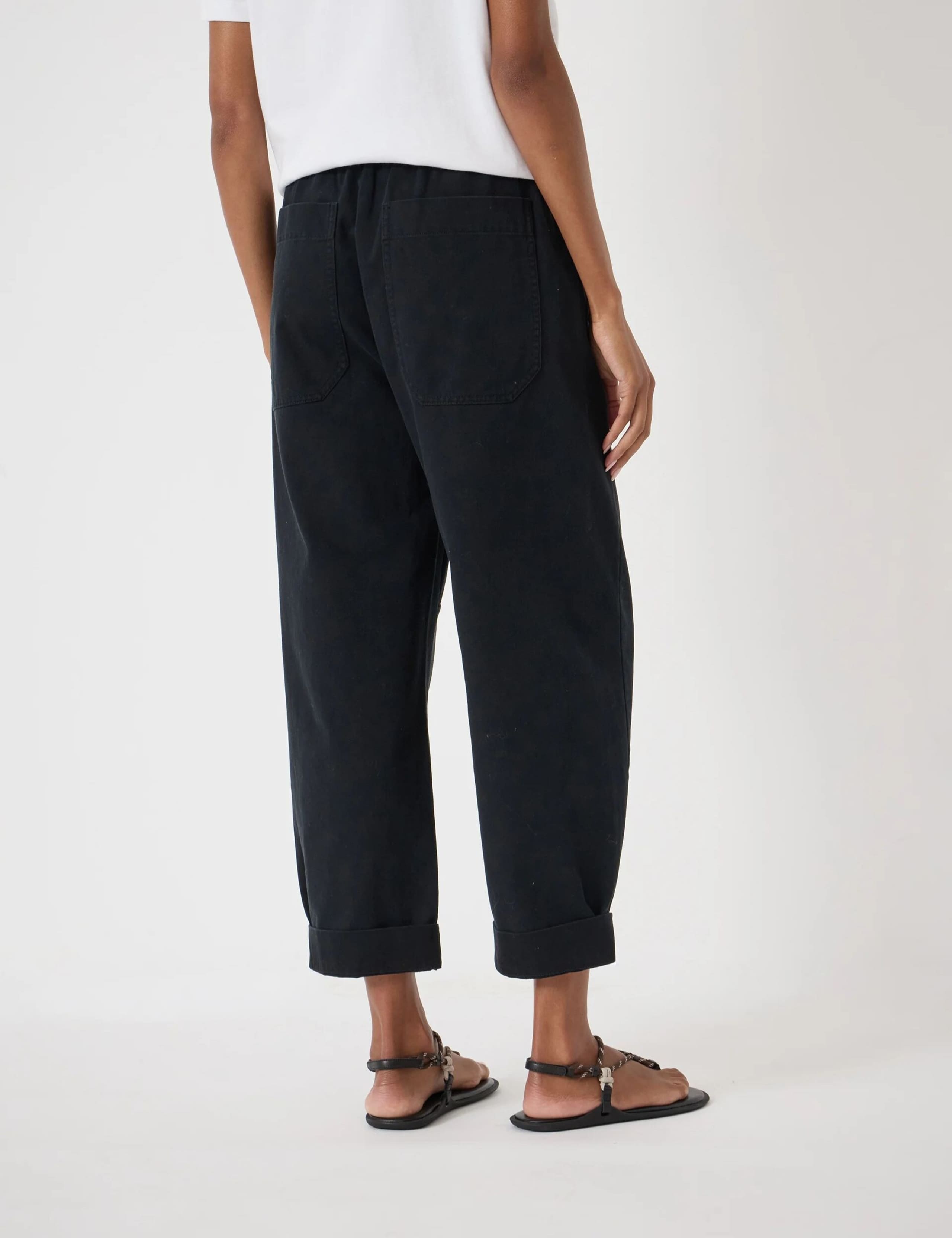 Jack Barrel Leg Pull On Trousers 4 of 5