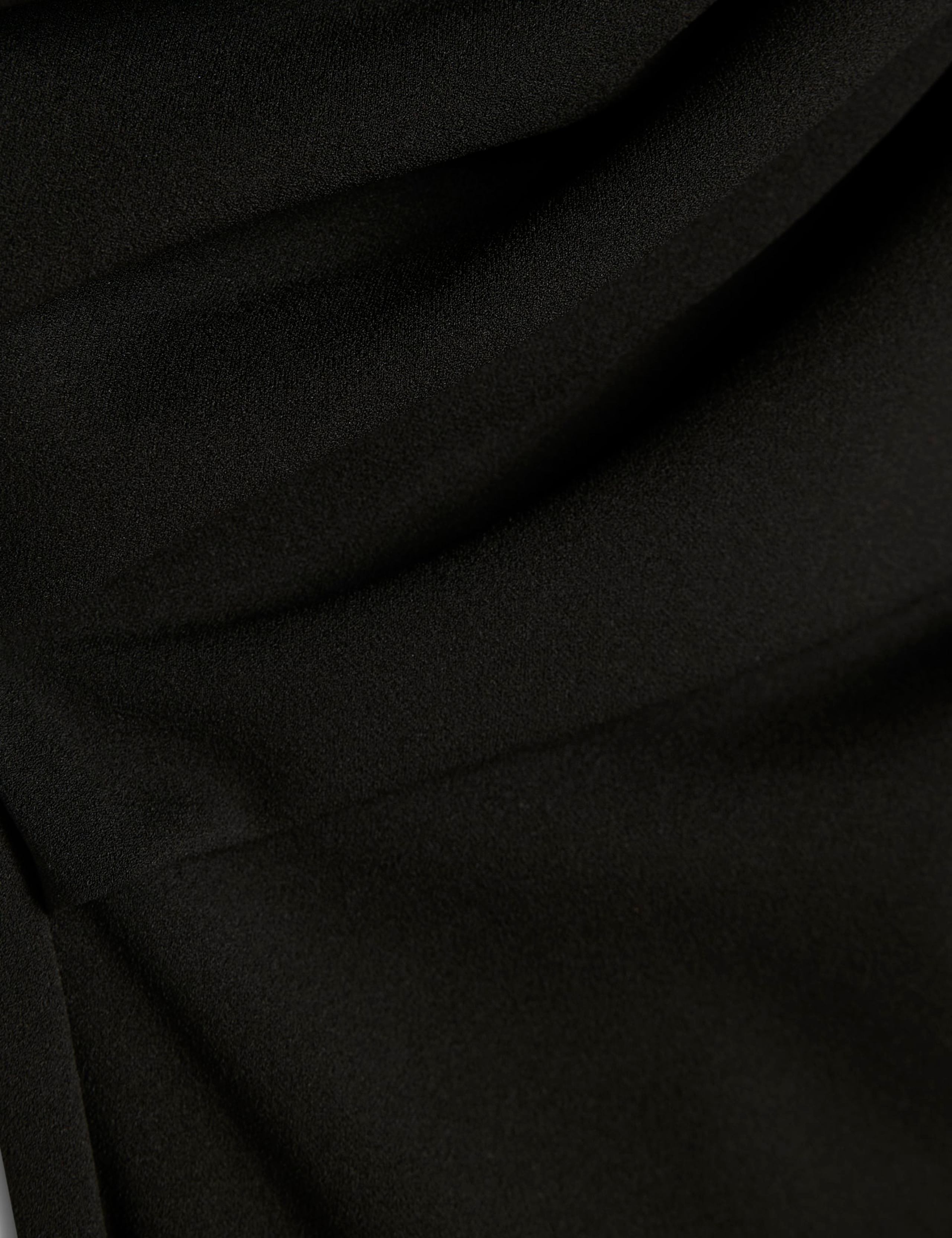 One Shoulder Draped Midi Bodycon Dress 2 of 4
