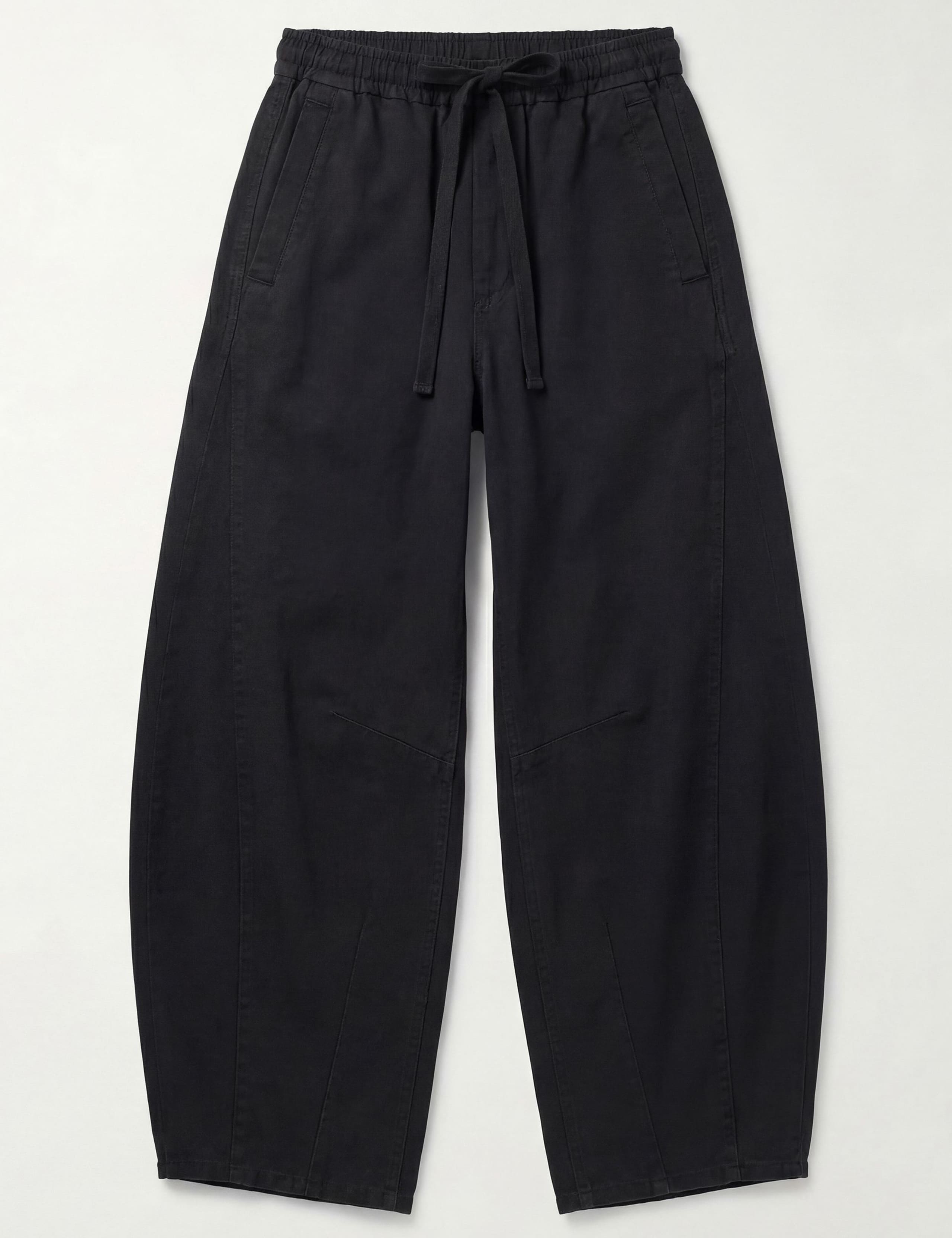 Pure Cotton Pull On Barrel Leg Trousers 2 of 5