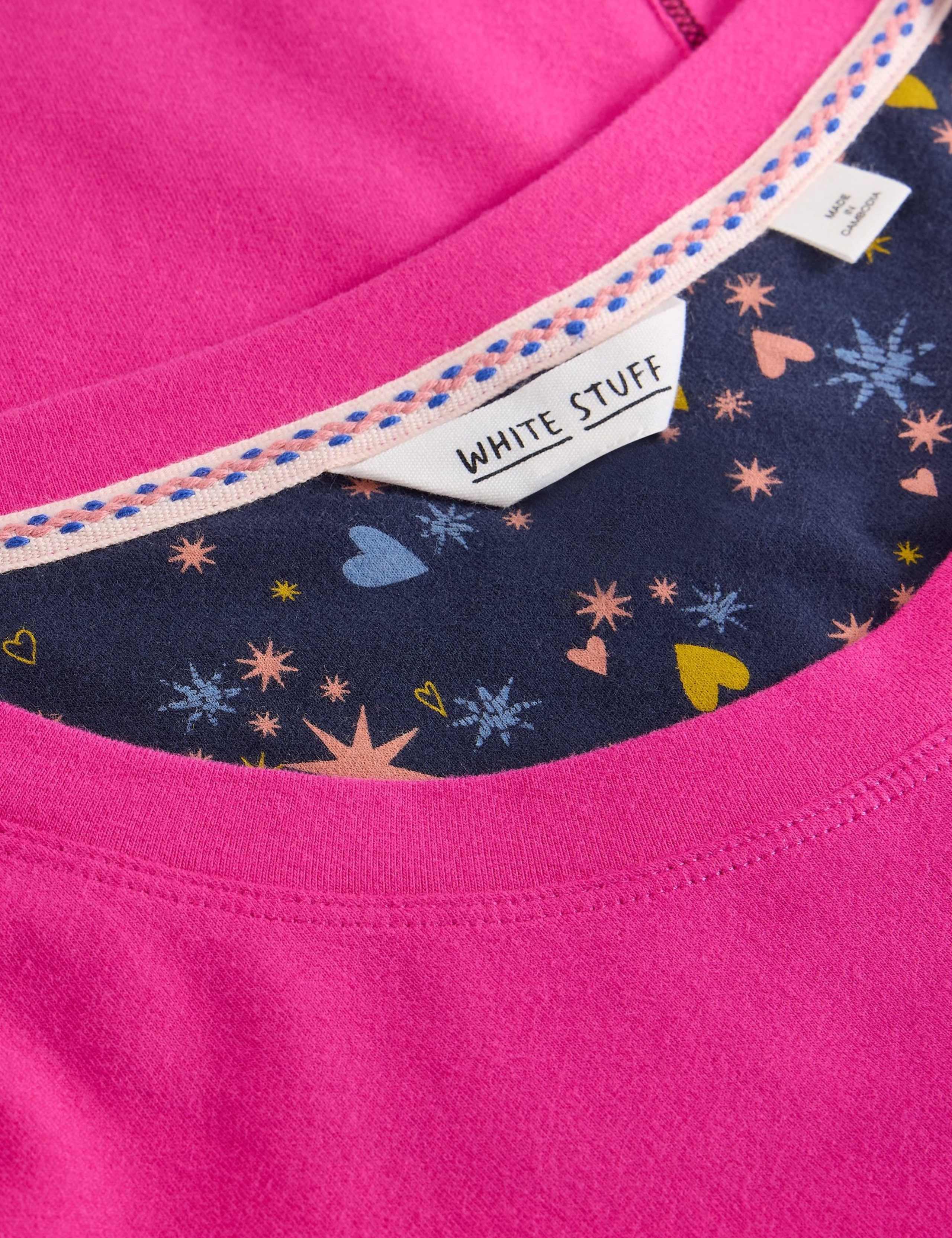 Cotton Rich Jersey Pyjama Top 4 of 6