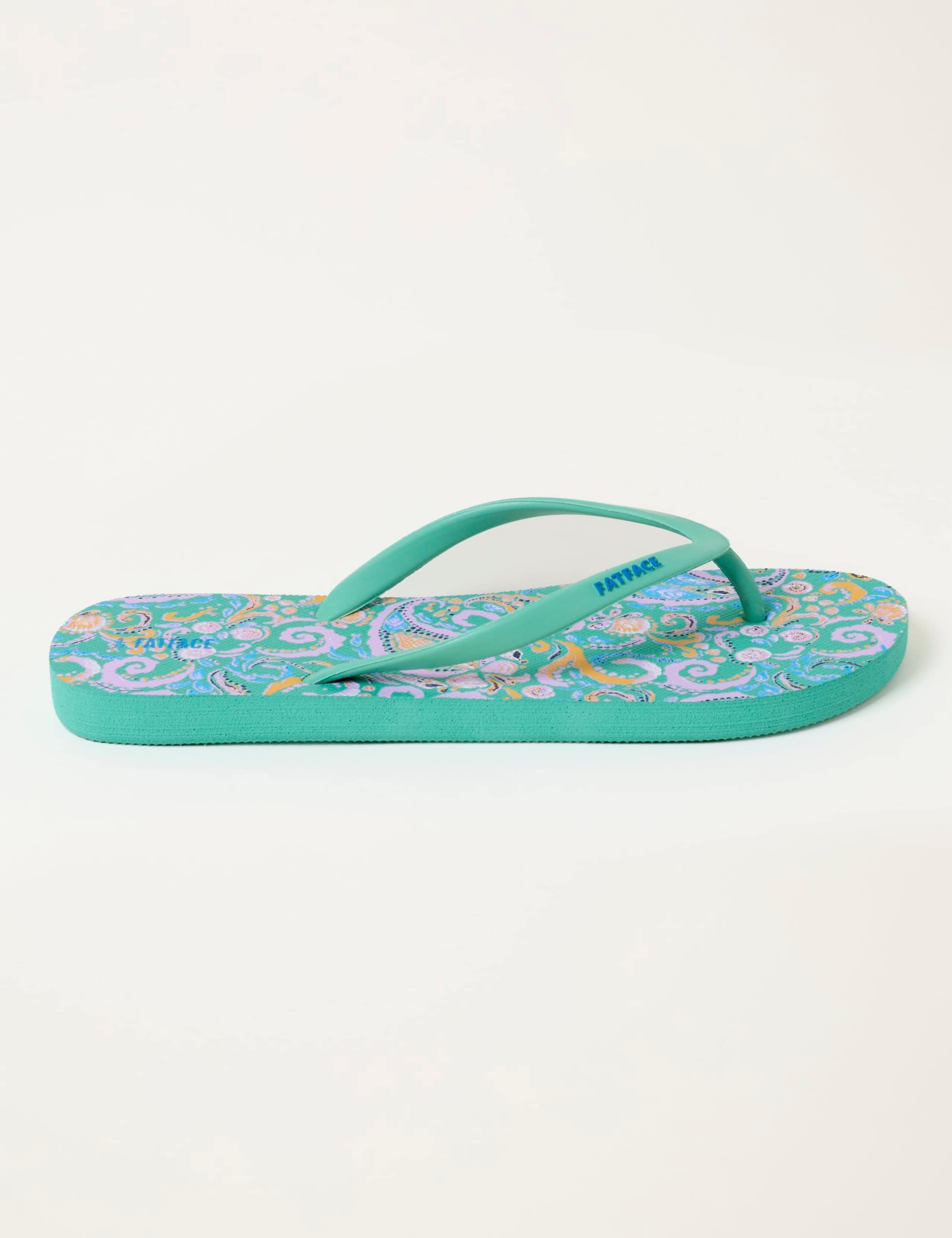 Printed Flat Flip Flops 4 of 4