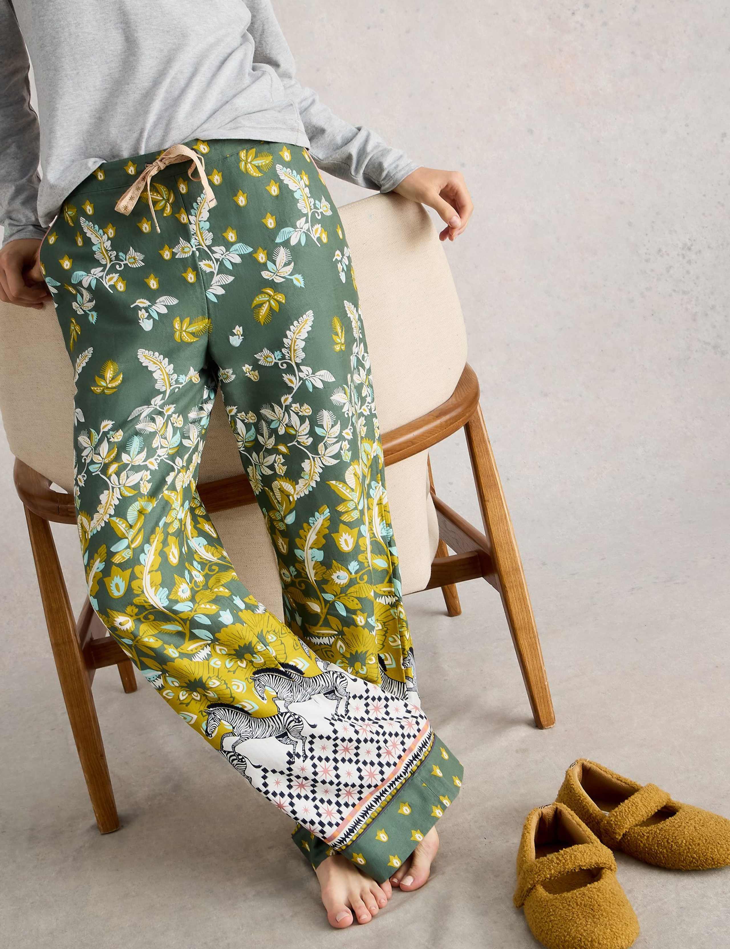 Cotton Rich Floral Pyjama Bottoms 3 of 6