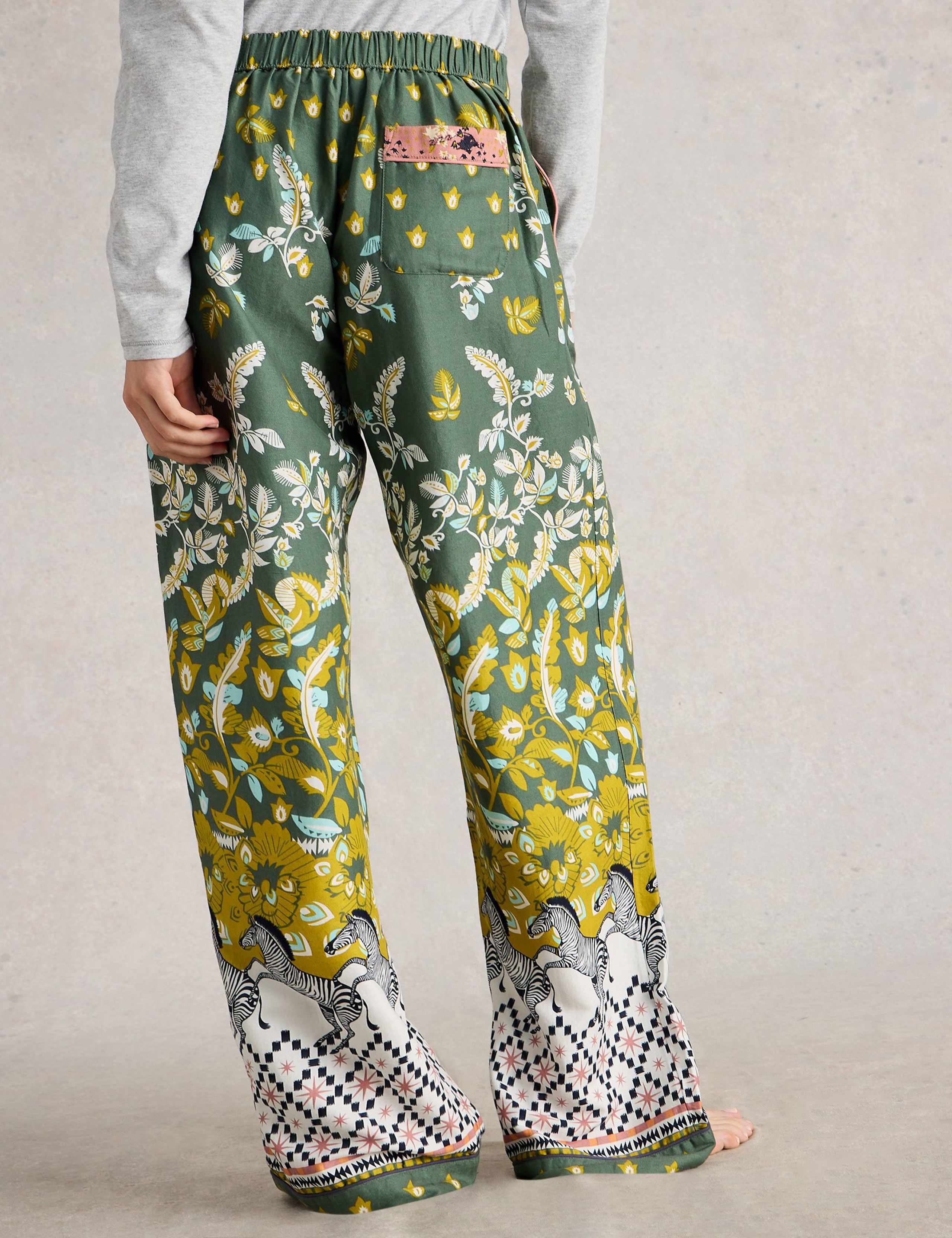 Cotton Rich Floral Pyjama Bottoms 5 of 6