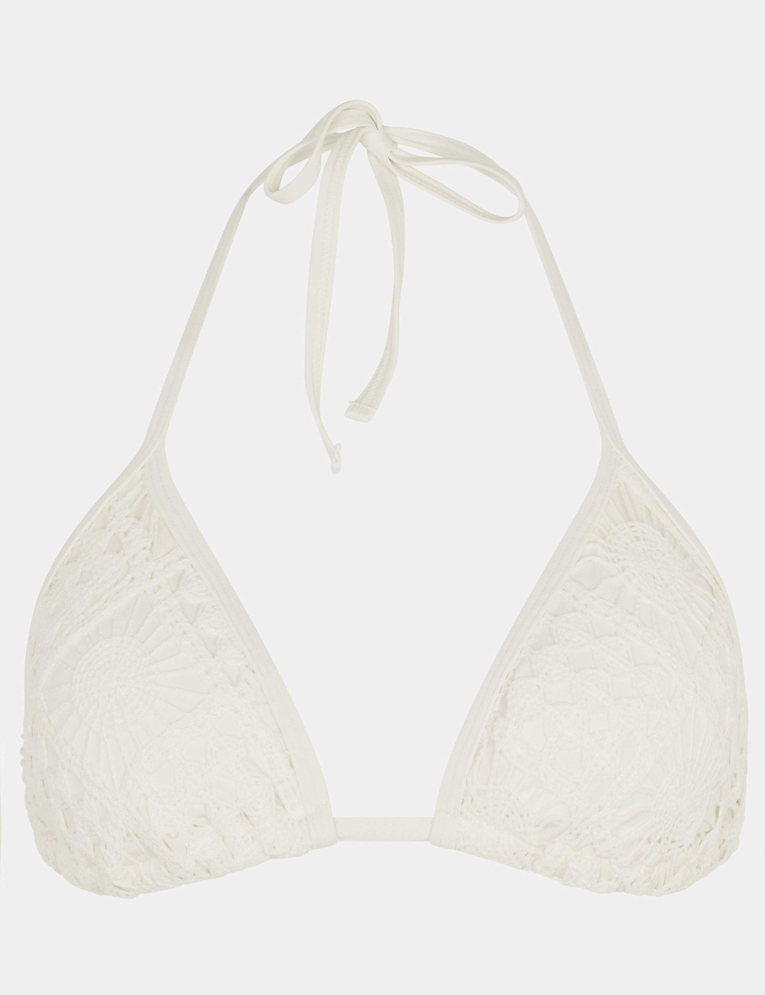 Crochet Triangle Bikini Top 2 of 5