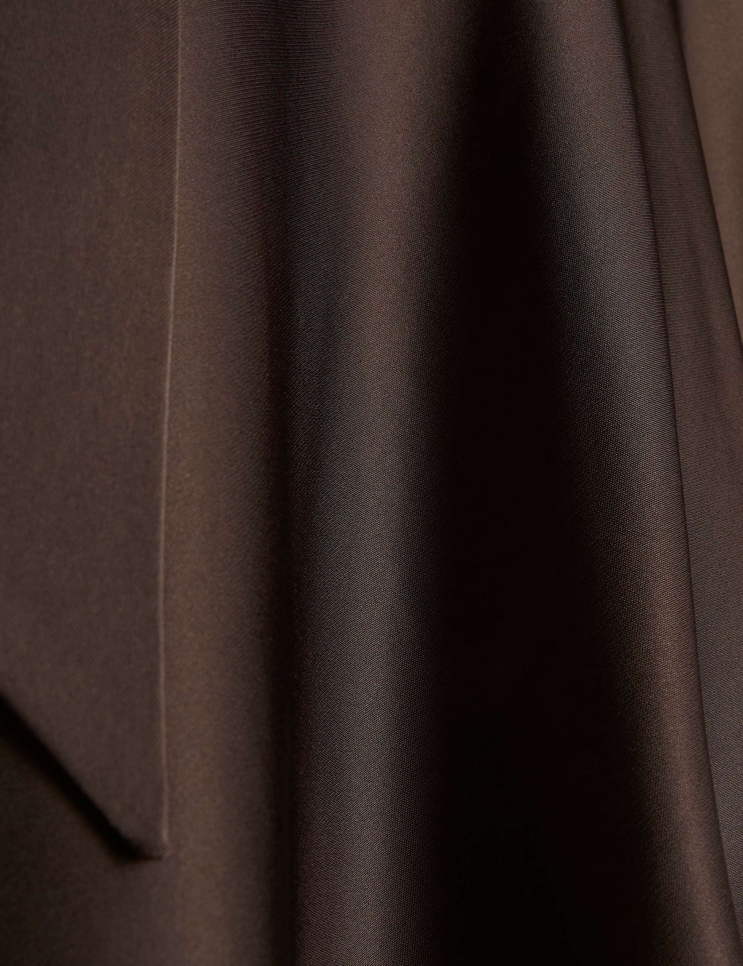 Satin Draped Tie Neck Top 3 of 6