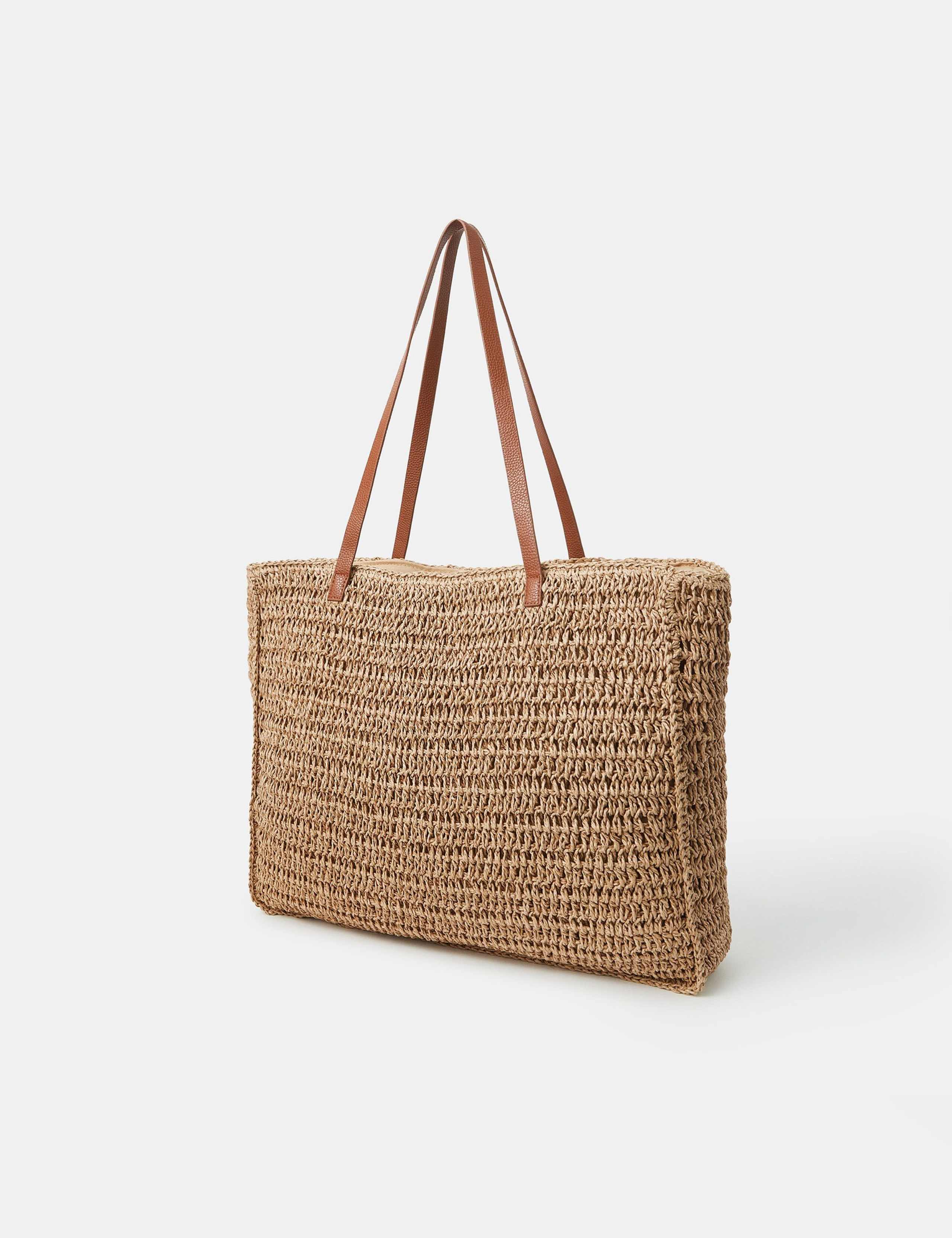 Woven Raffia Shopper 2 of 4